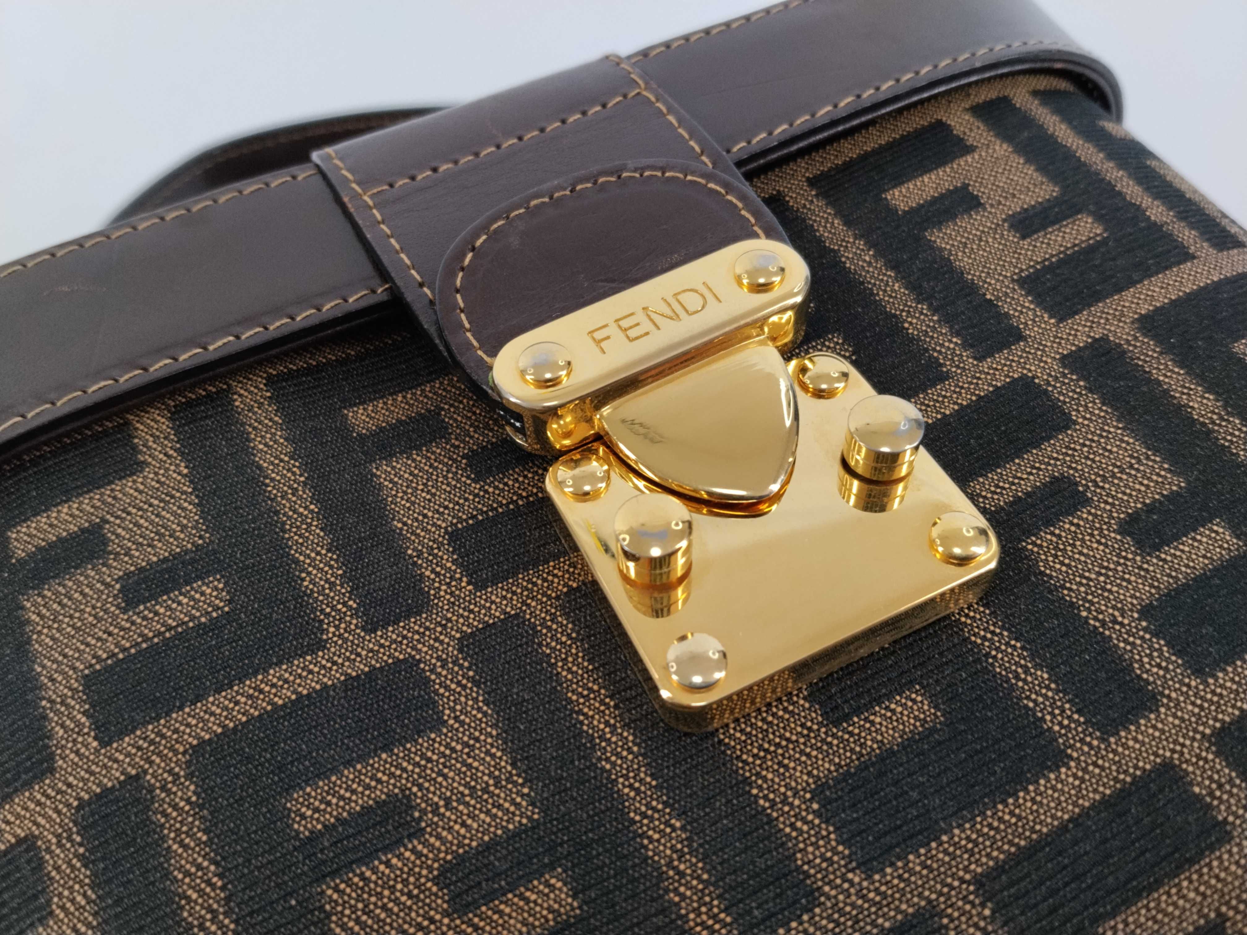 Zucca pattern Fendi 2-way vanity bag handbag Zucca pattern handbag — view 8