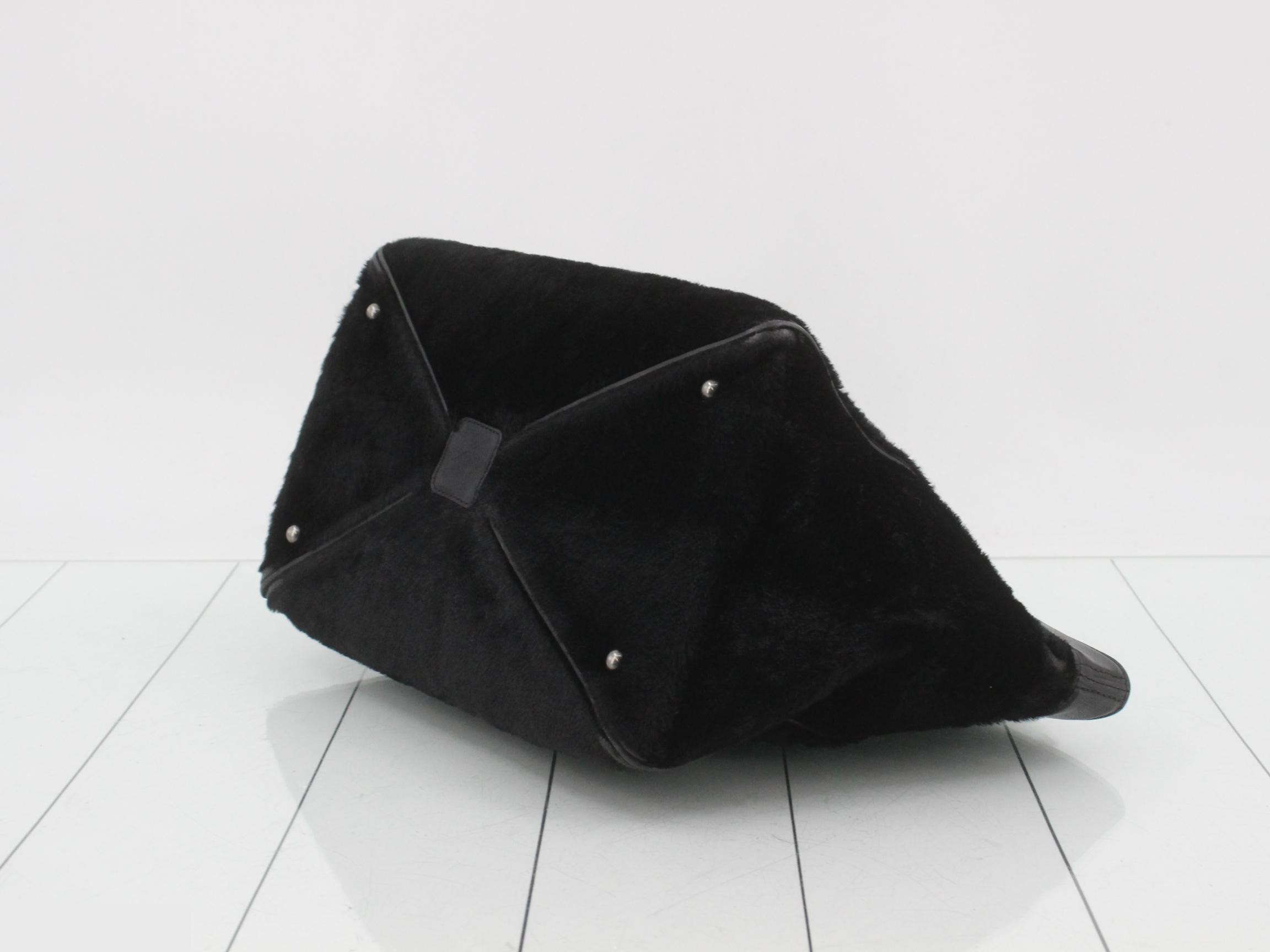 Calfskin Coco Mark Chain Tote Bag — view 6