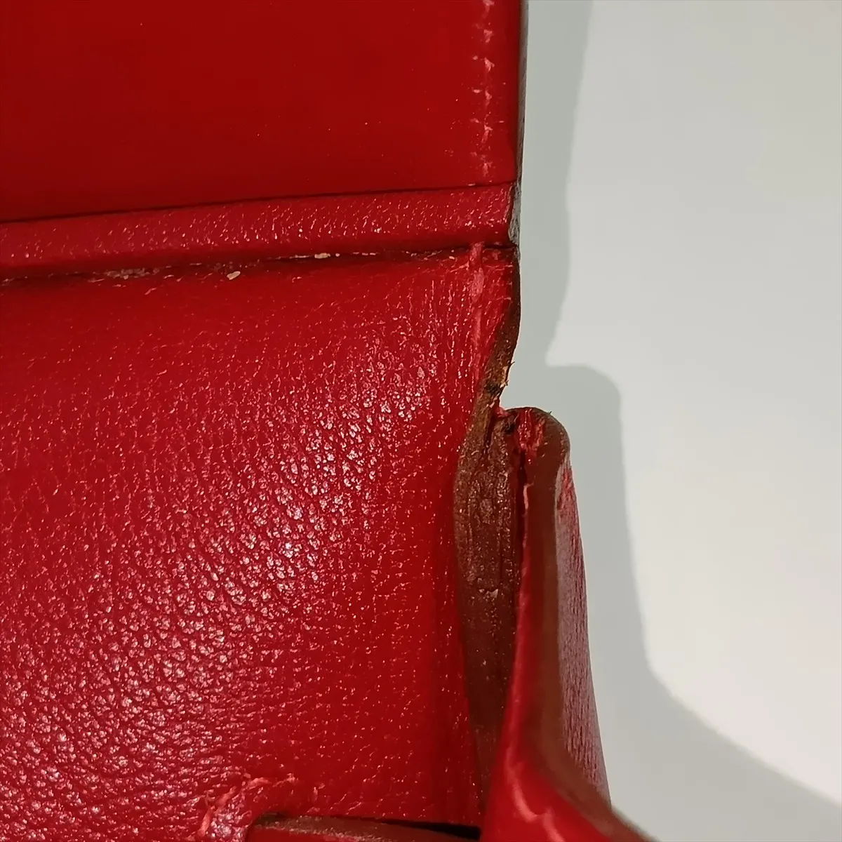 [Individually packaged] Hermes Birkin 35 Letournée Box Calf Rouge Vif Gold Hardware Y: 1995 — view 14
