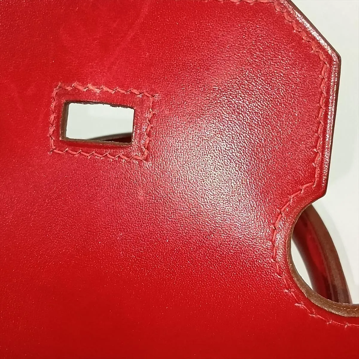 [Individually packaged] Hermes Birkin 35 Letournée Box Calf Rouge Vif Gold Hardware Y: 1995 — view 15