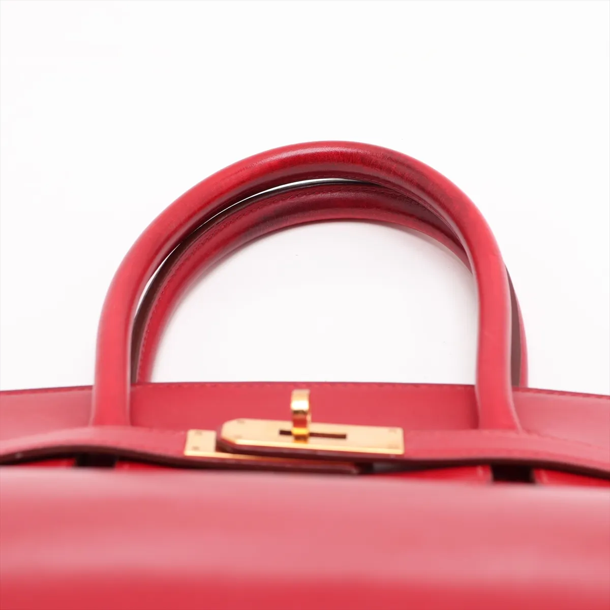 [Individually packaged] Hermes Birkin 35 Letournée Box Calf Rouge Vif Gold Hardware Y: 1995 — view 6