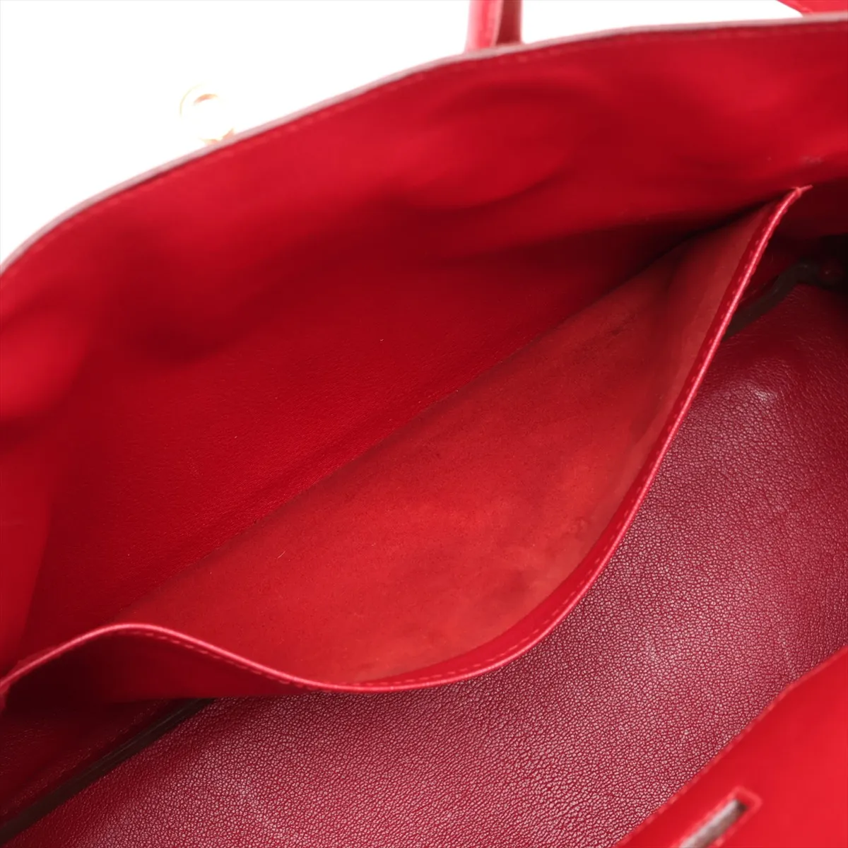 [Individually packaged] Hermes Birkin 35 Letournée Box Calf Rouge Vif Gold Hardware Y: 1995 — view 8