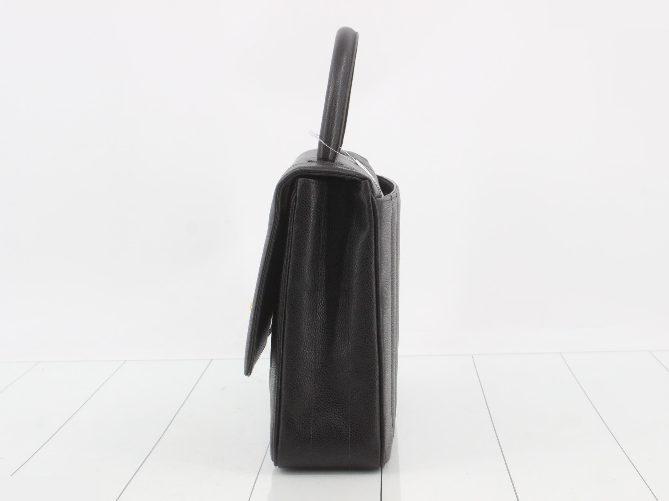 Mademoiselle Caviar Skin Handbag — view 3