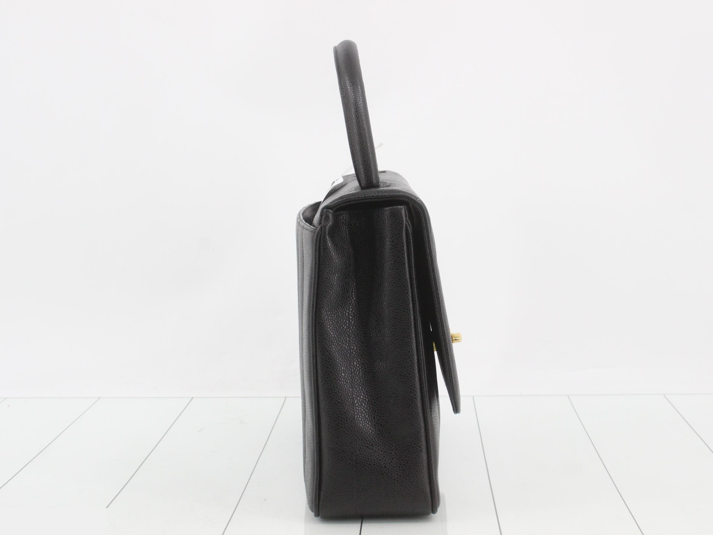 Mademoiselle Caviar Skin Handbag — view 4