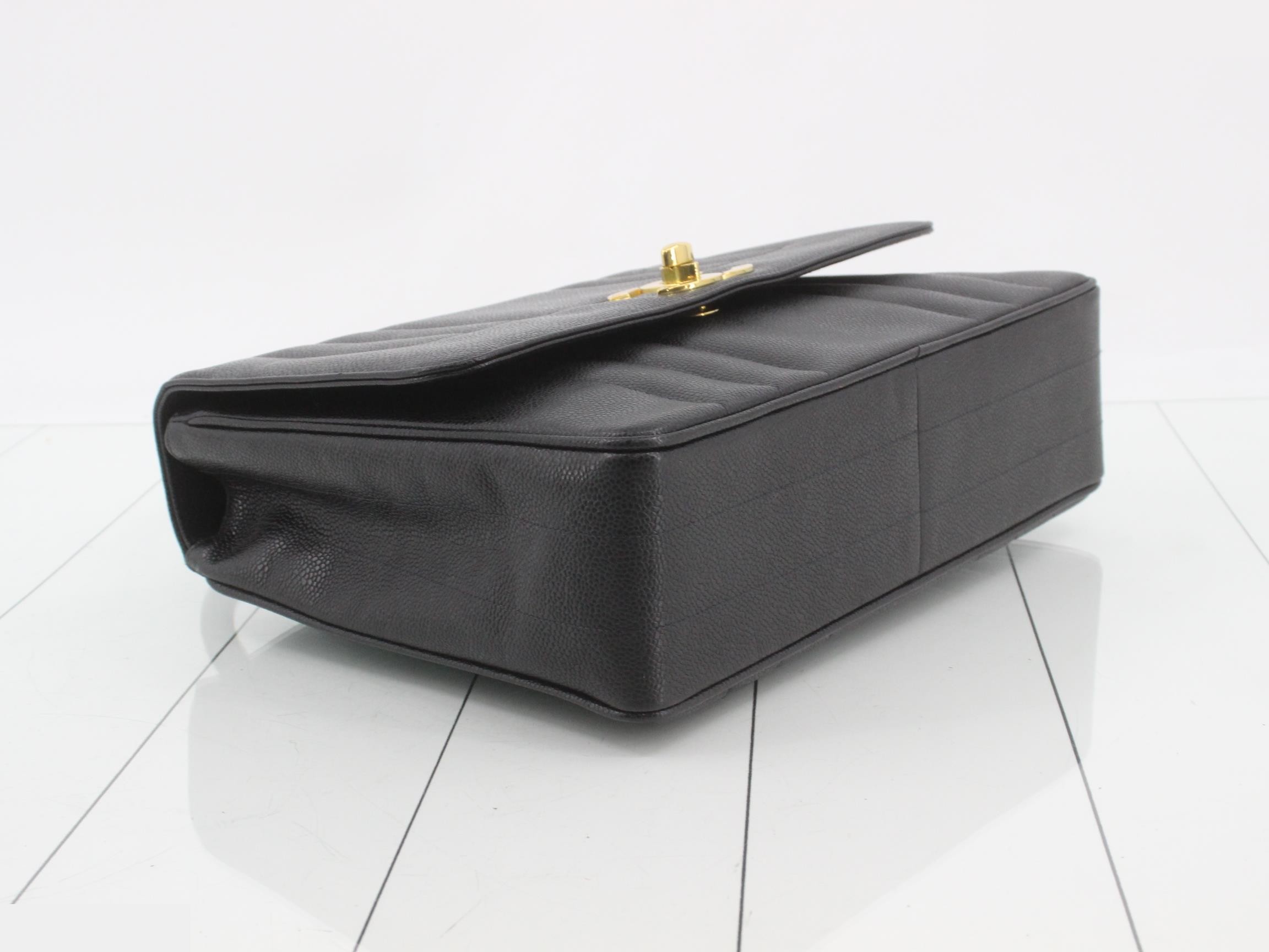 Mademoiselle Caviar Skin Handbag — view 5