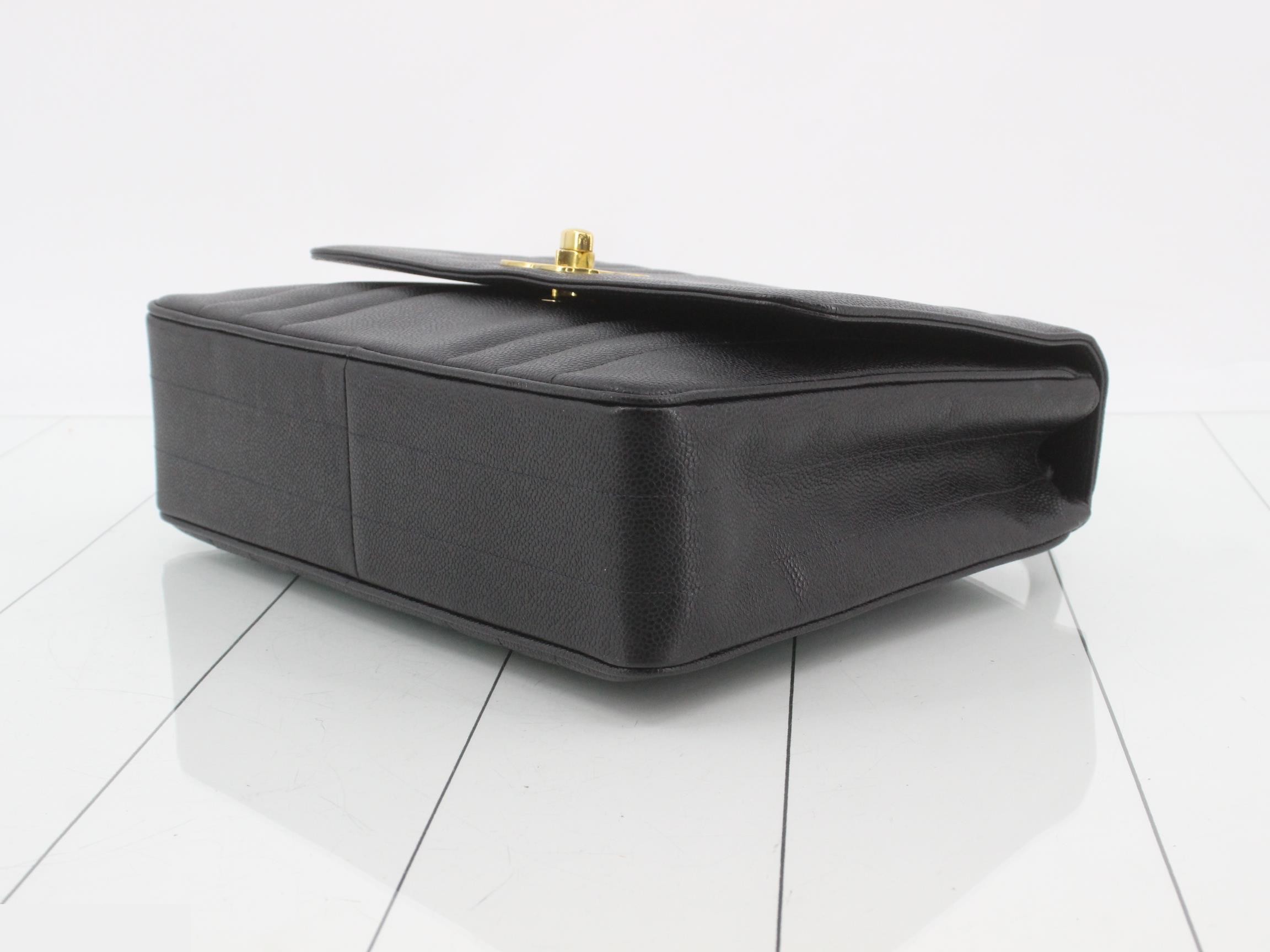 Mademoiselle Caviar Skin Handbag — view 6