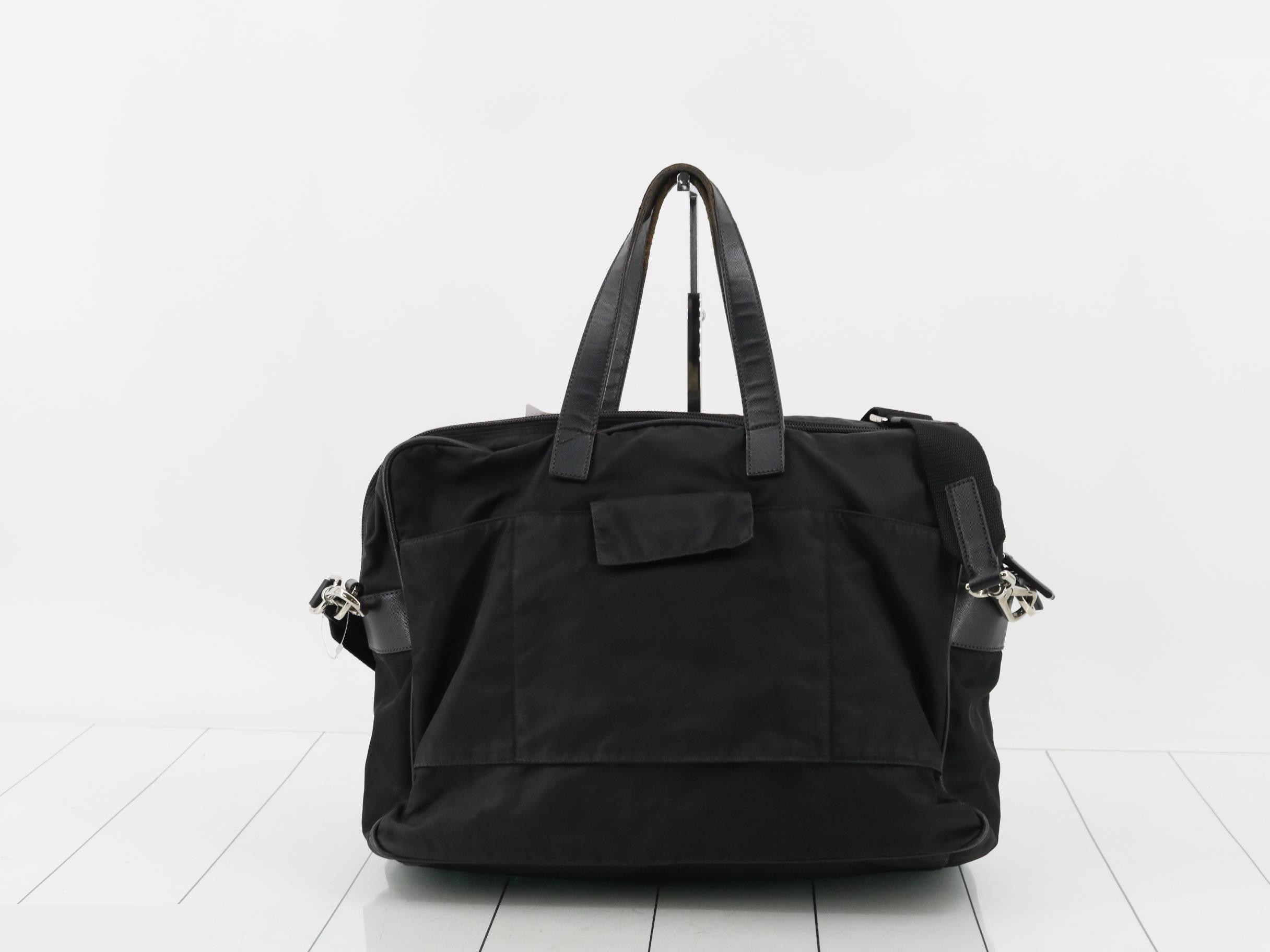 2-Way Briefcase Tessuto Black — view 2