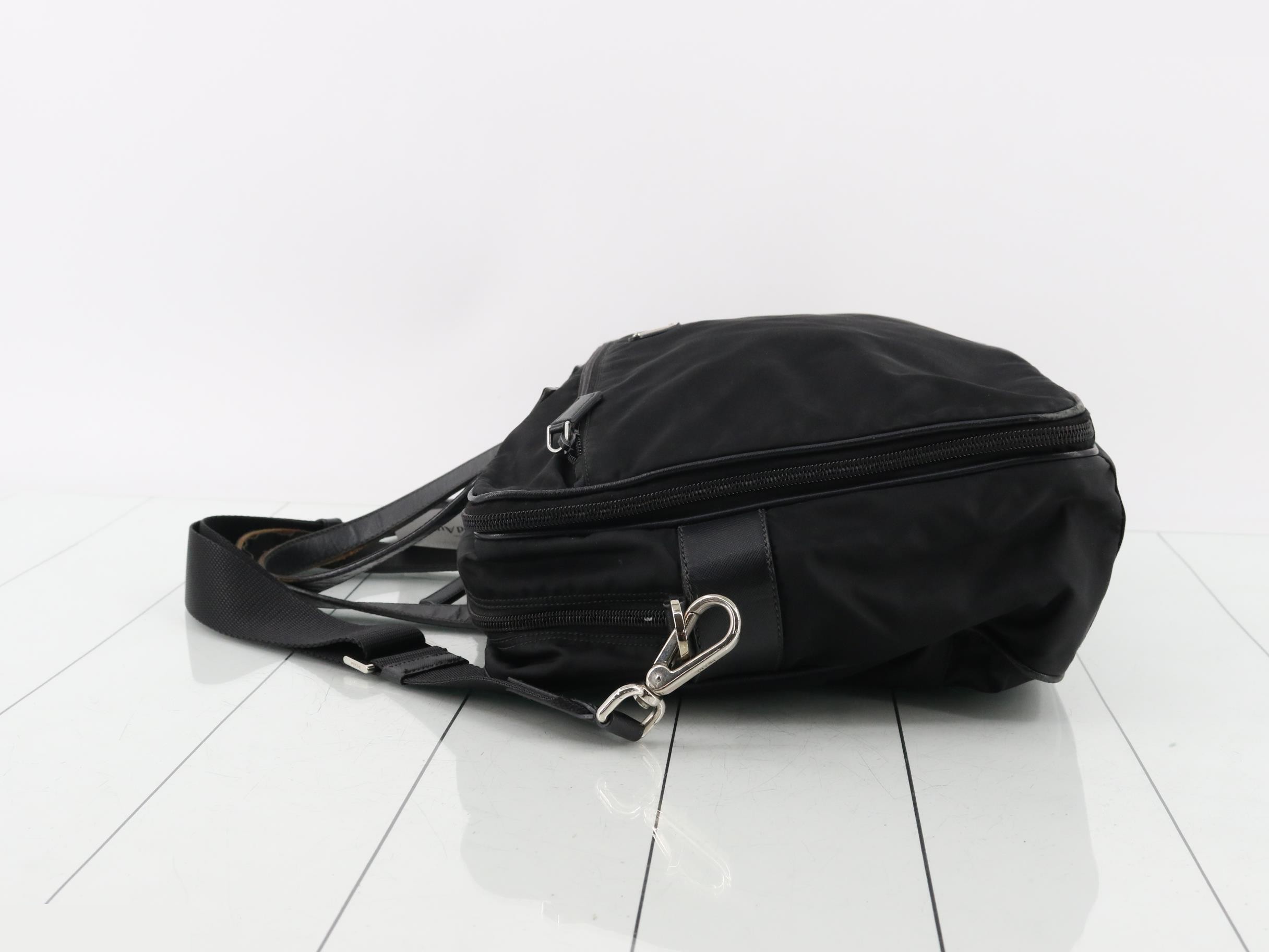 2-Way Briefcase Tessuto Black — view 4
