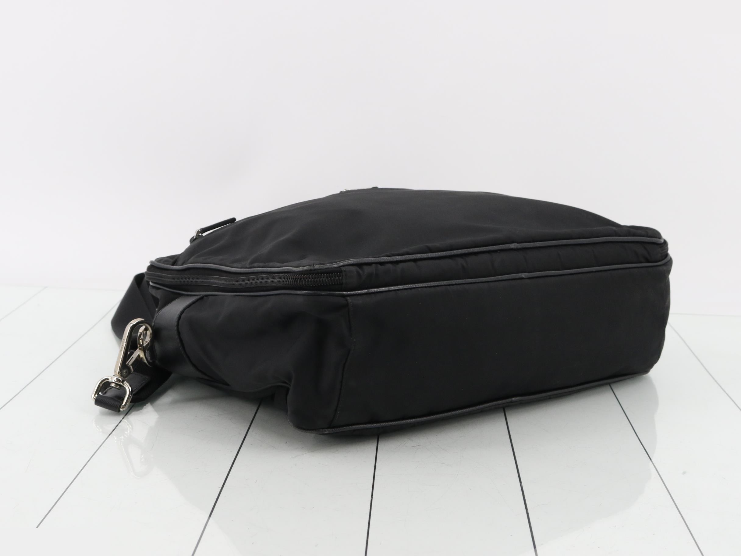 2-Way Briefcase Tessuto Black — view 5