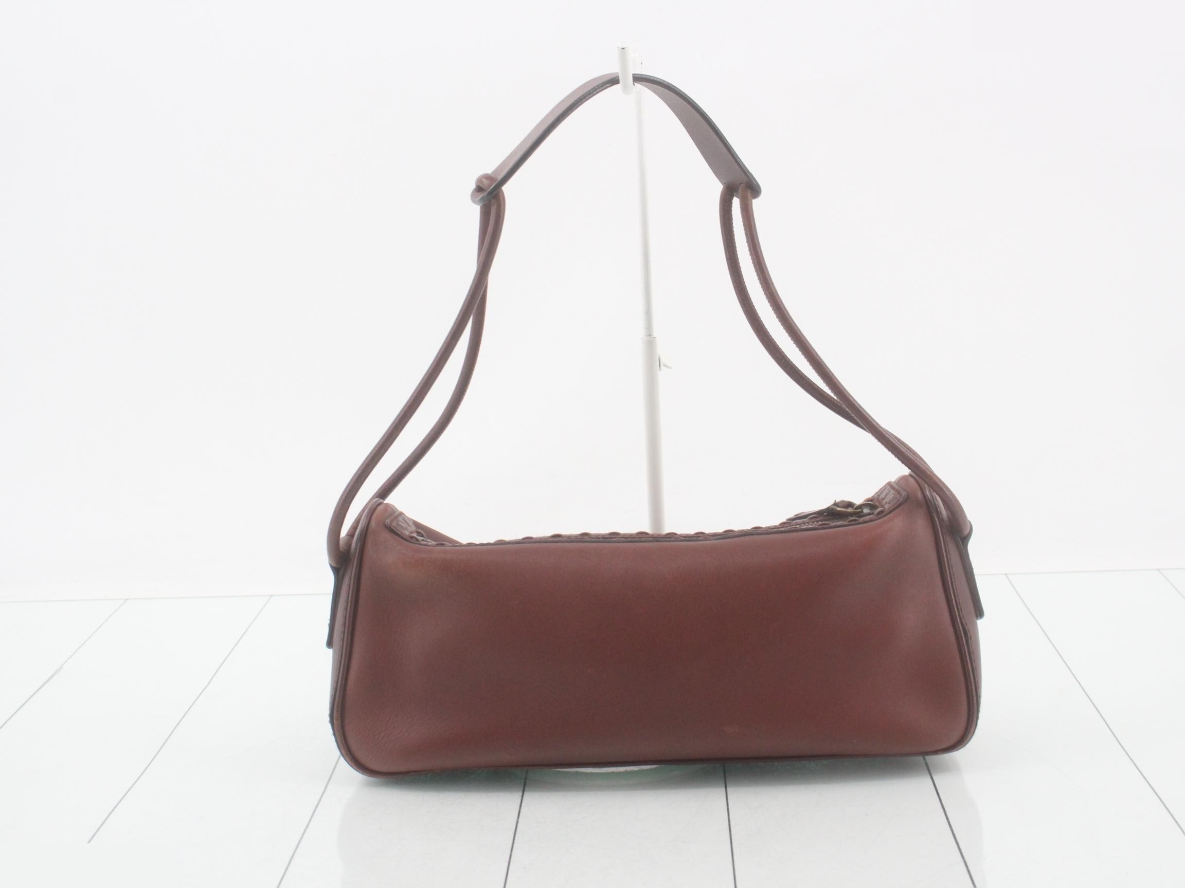 Leather shoulder bag — view 2