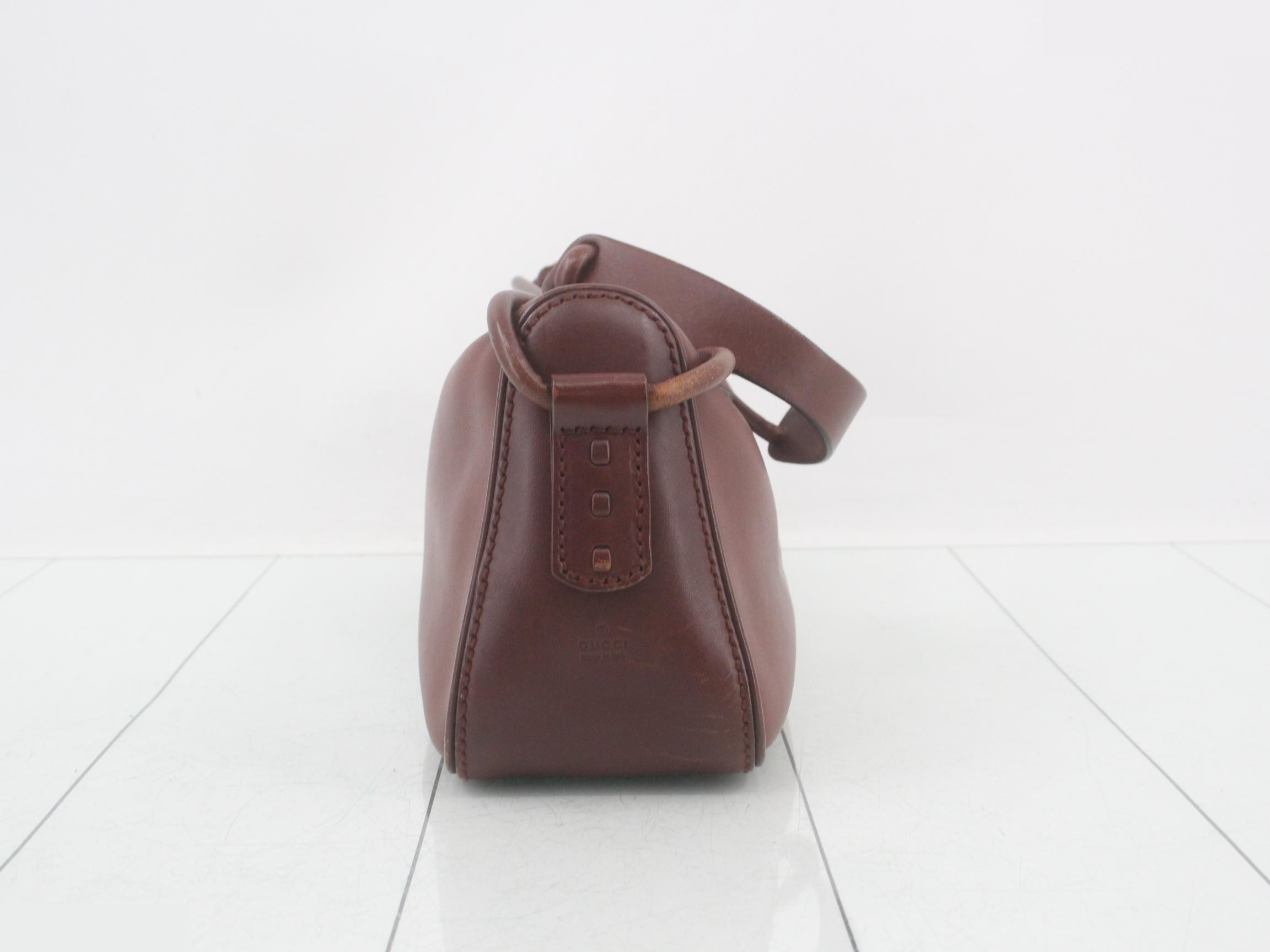 Leather shoulder bag — view 4
