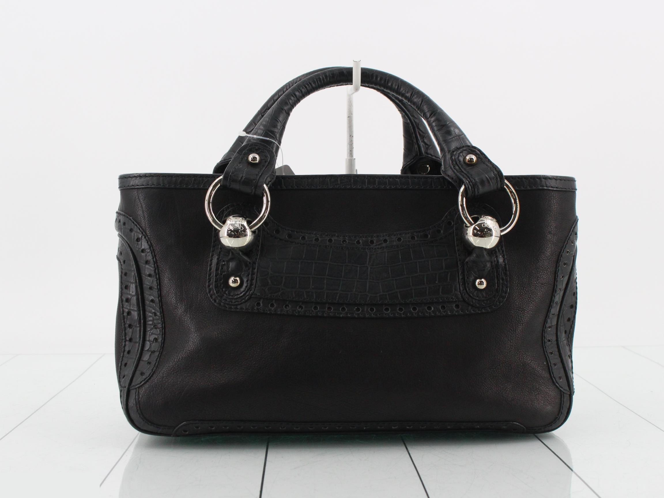 Boogie Back Crocodile Black Bag/Handbag — view 2