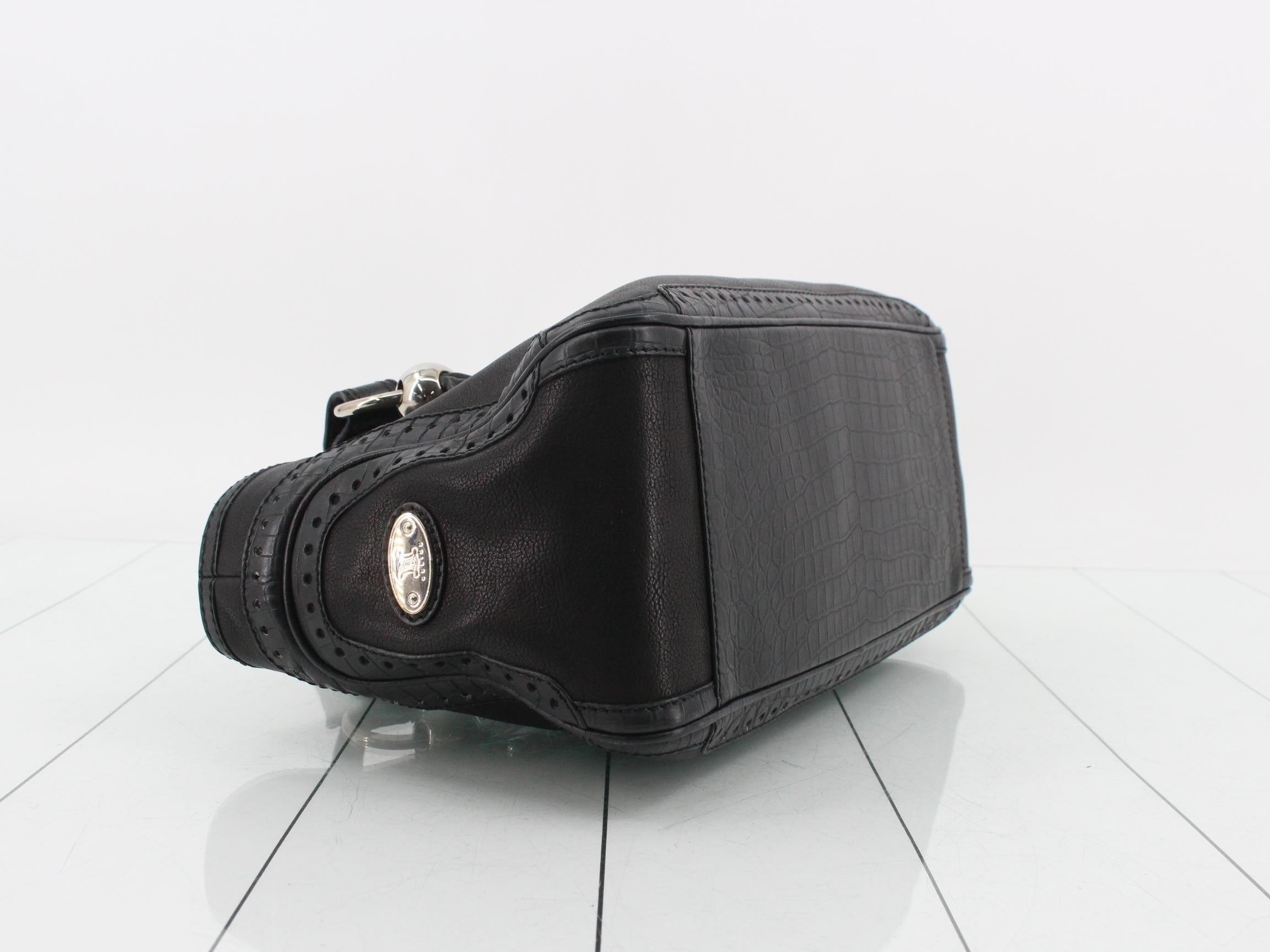 Boogie Back Crocodile Black Bag/Handbag — view 5