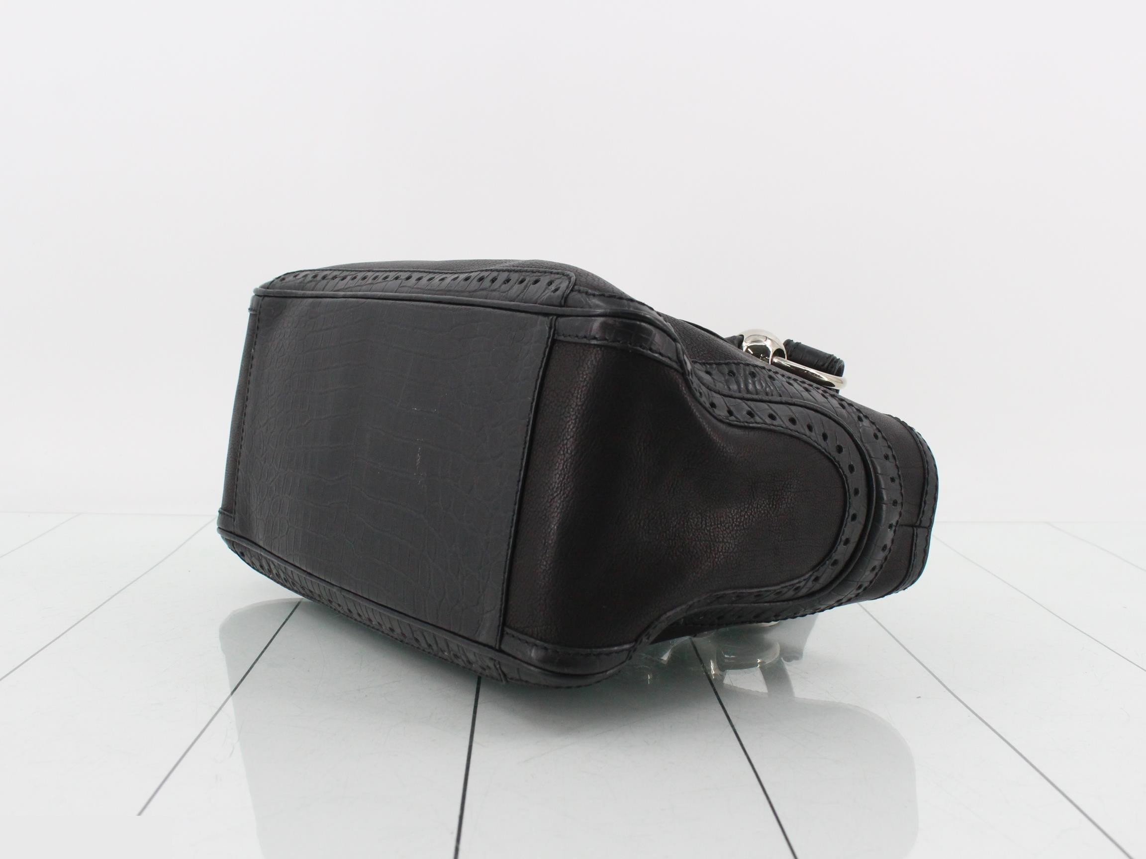 Boogie Back Crocodile Black Bag/Handbag — view 6