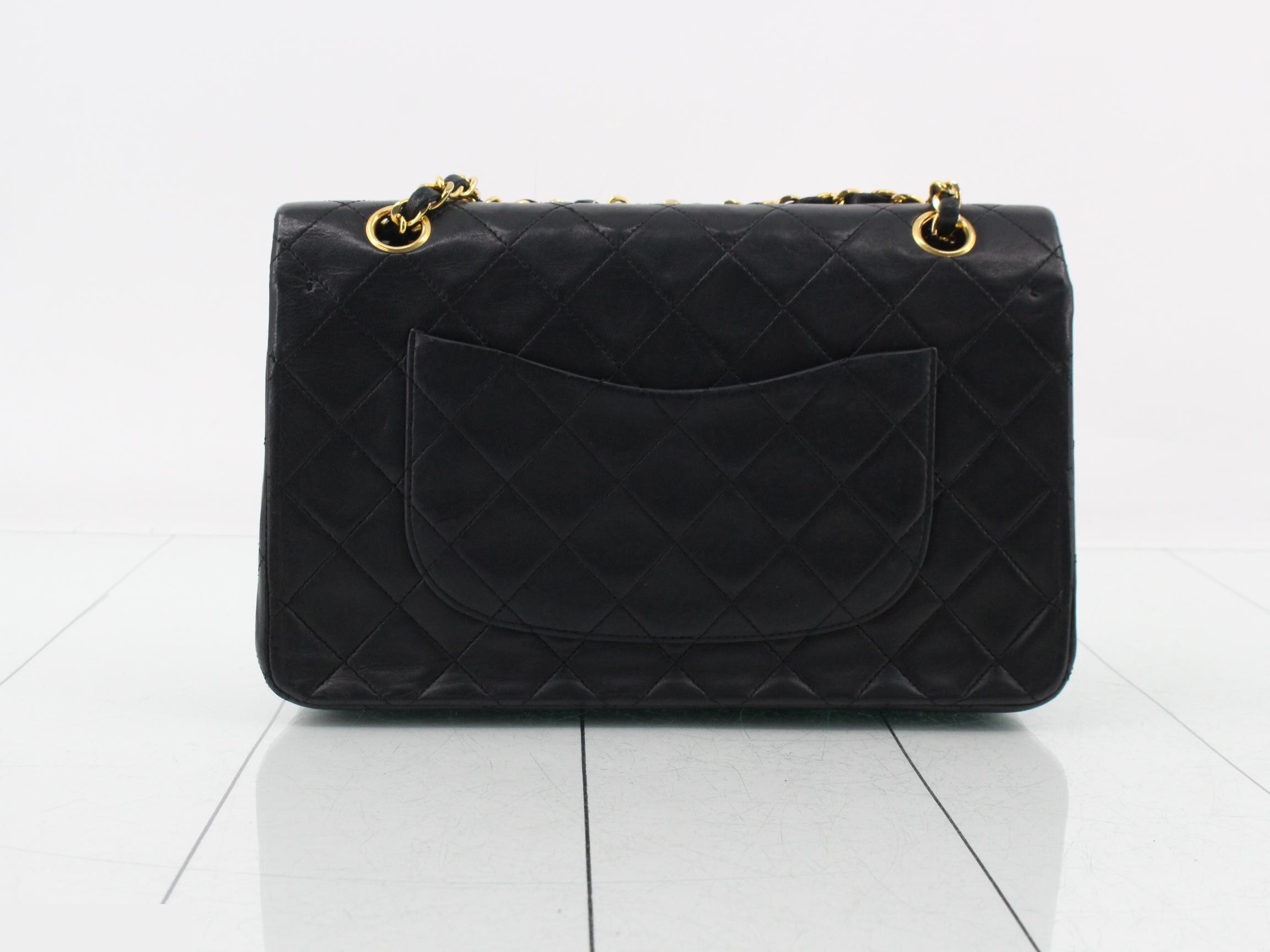 Lambskin Matelassé 25 Double Flap Double Chain Shoulder Bag — view 2