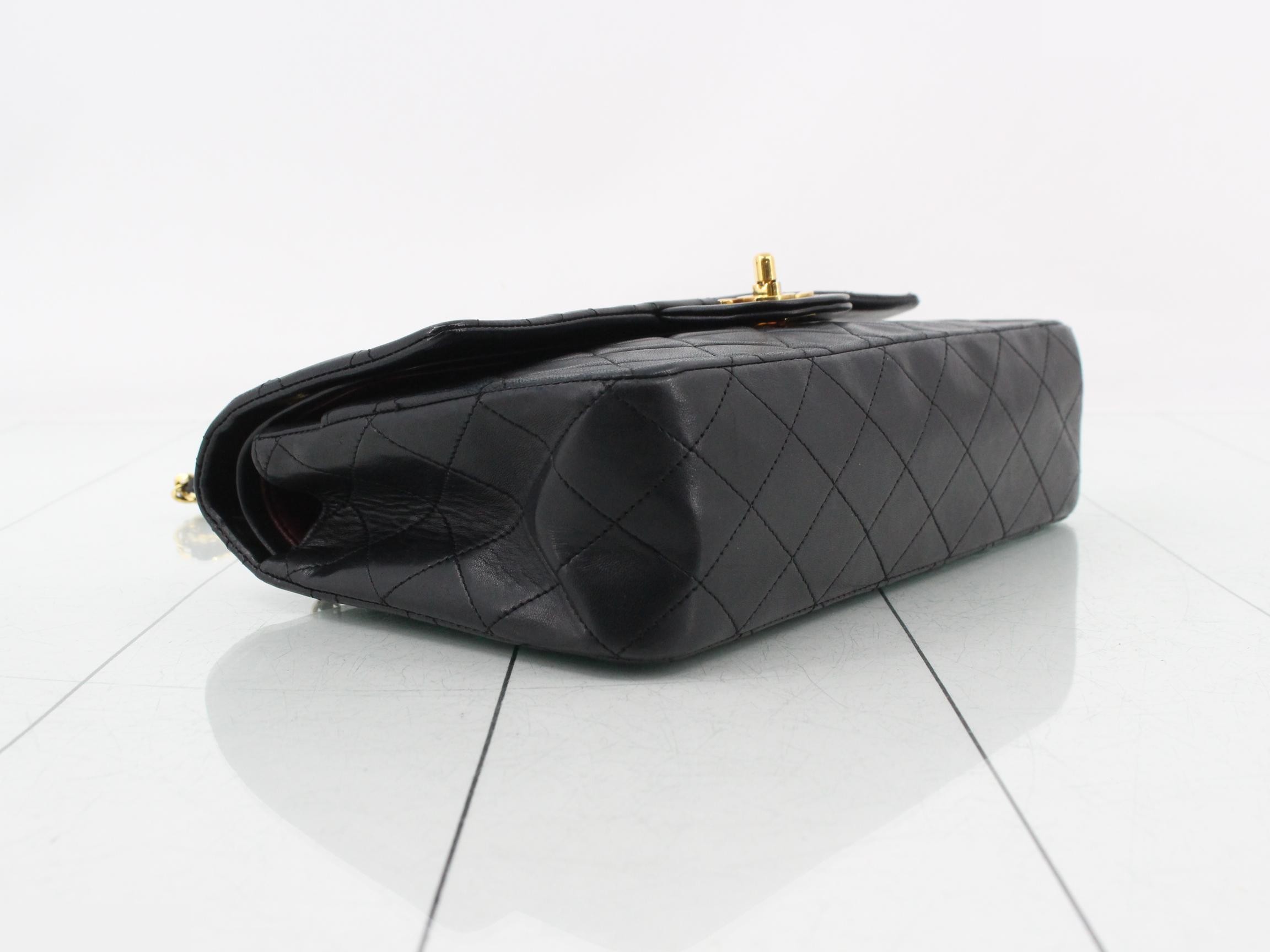 Lambskin Matelassé 25 Double Flap Double Chain Shoulder Bag — view 5