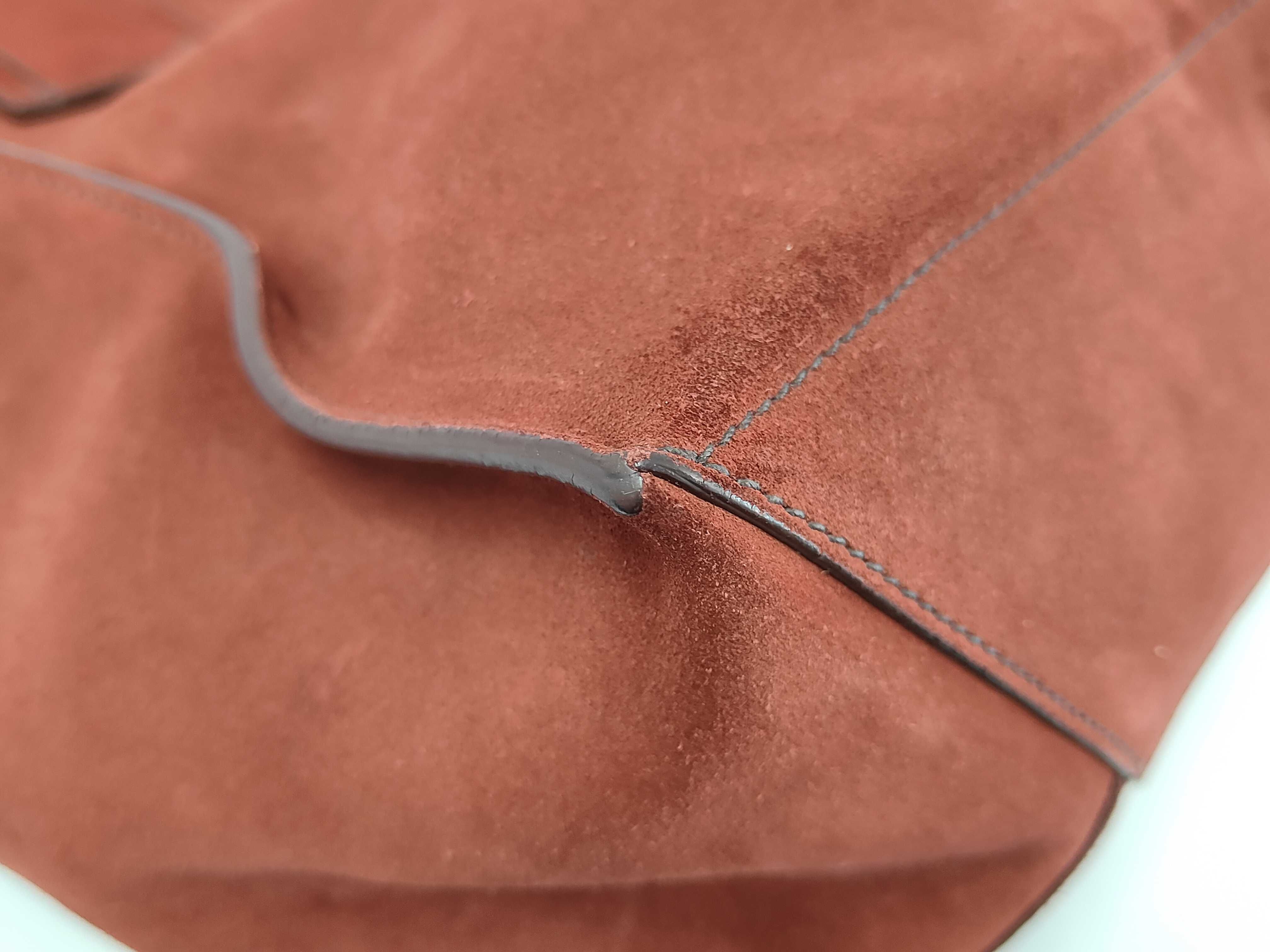 Suede Handbag Tote Bag 2VG087 — view 7