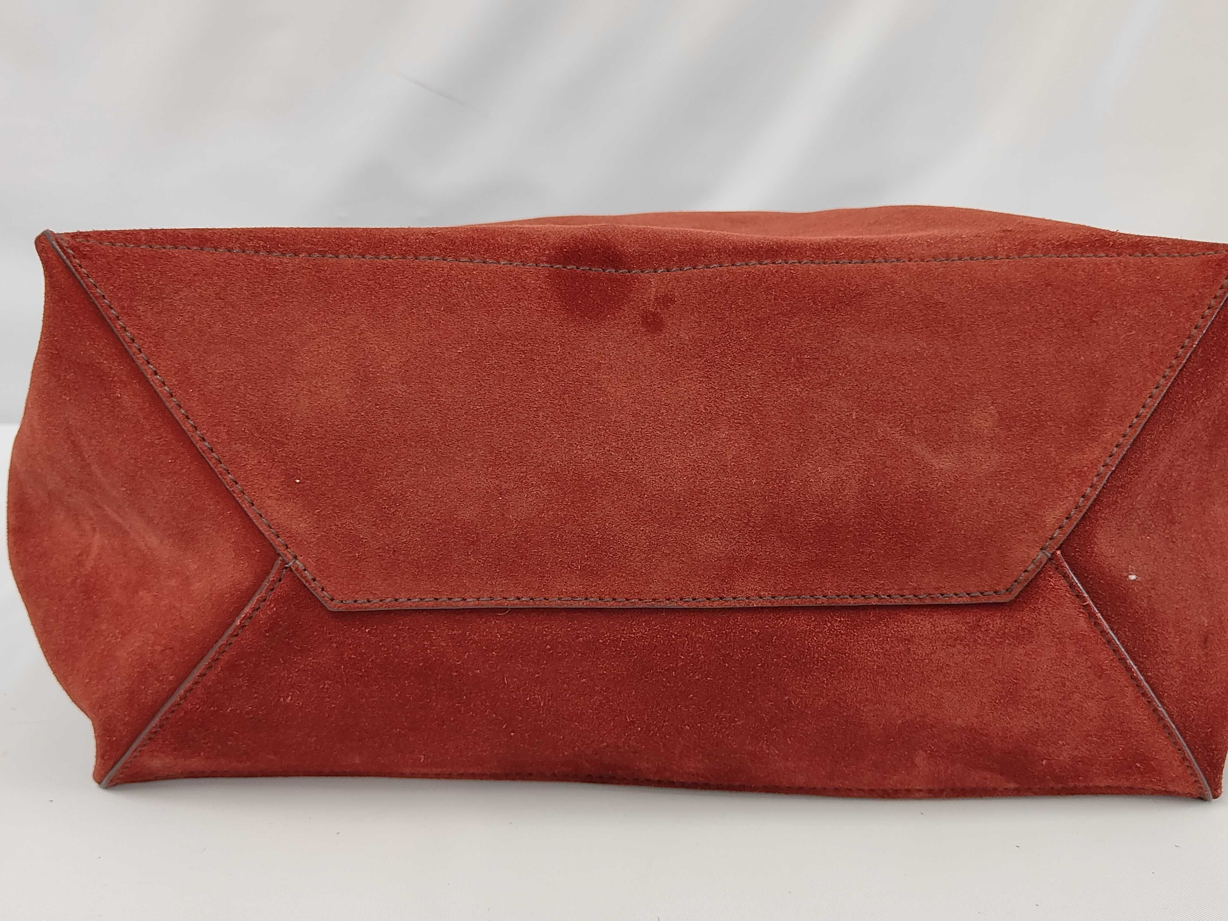 Suede Handbag Tote Bag 2VG087 — view 8