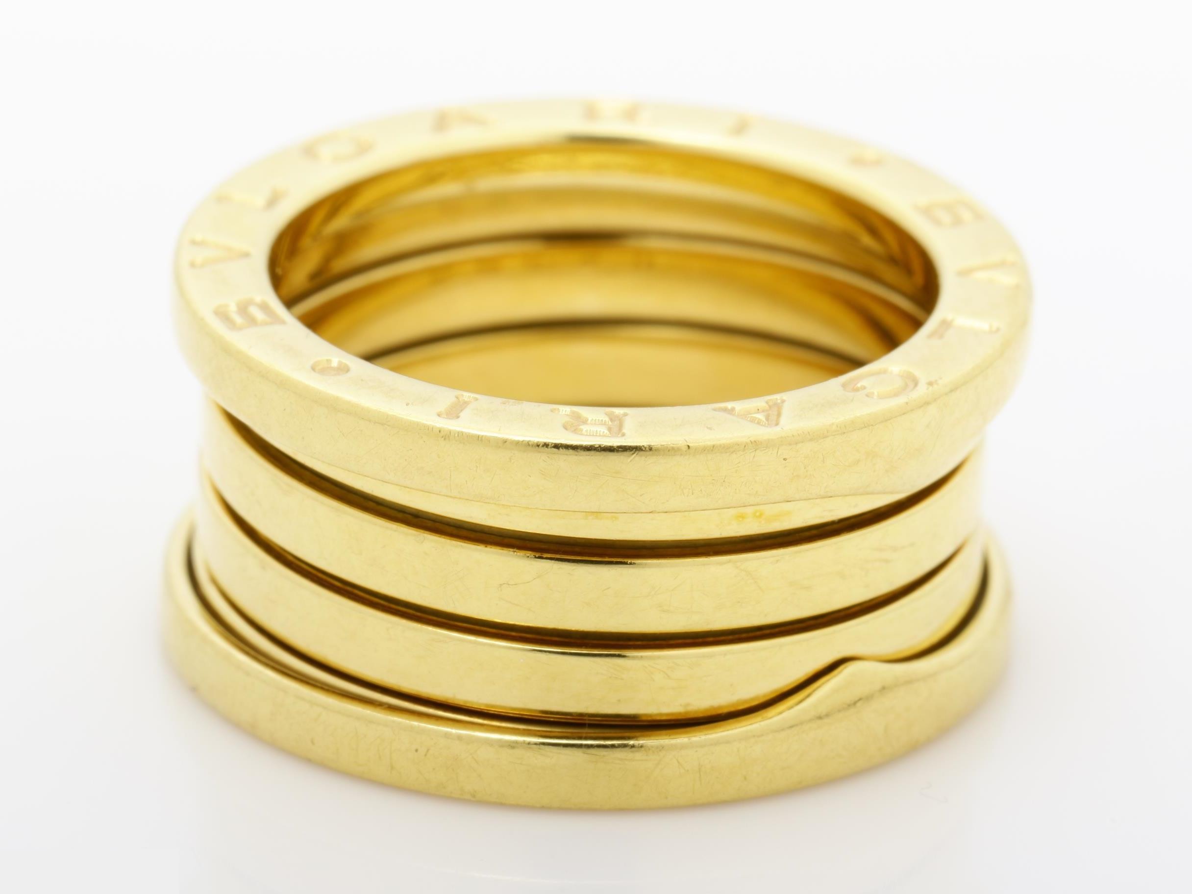 B.zero1 (precious metal) ring — view 2