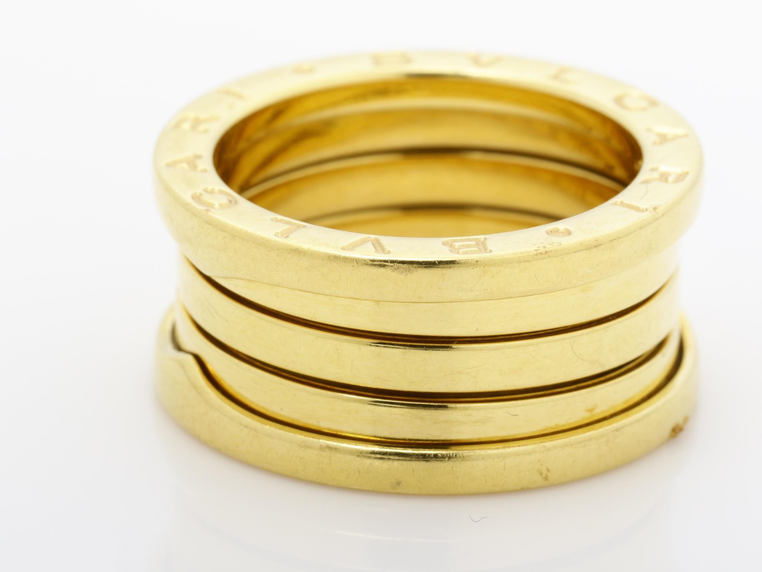 B.zero1 (precious metal) ring — view 3