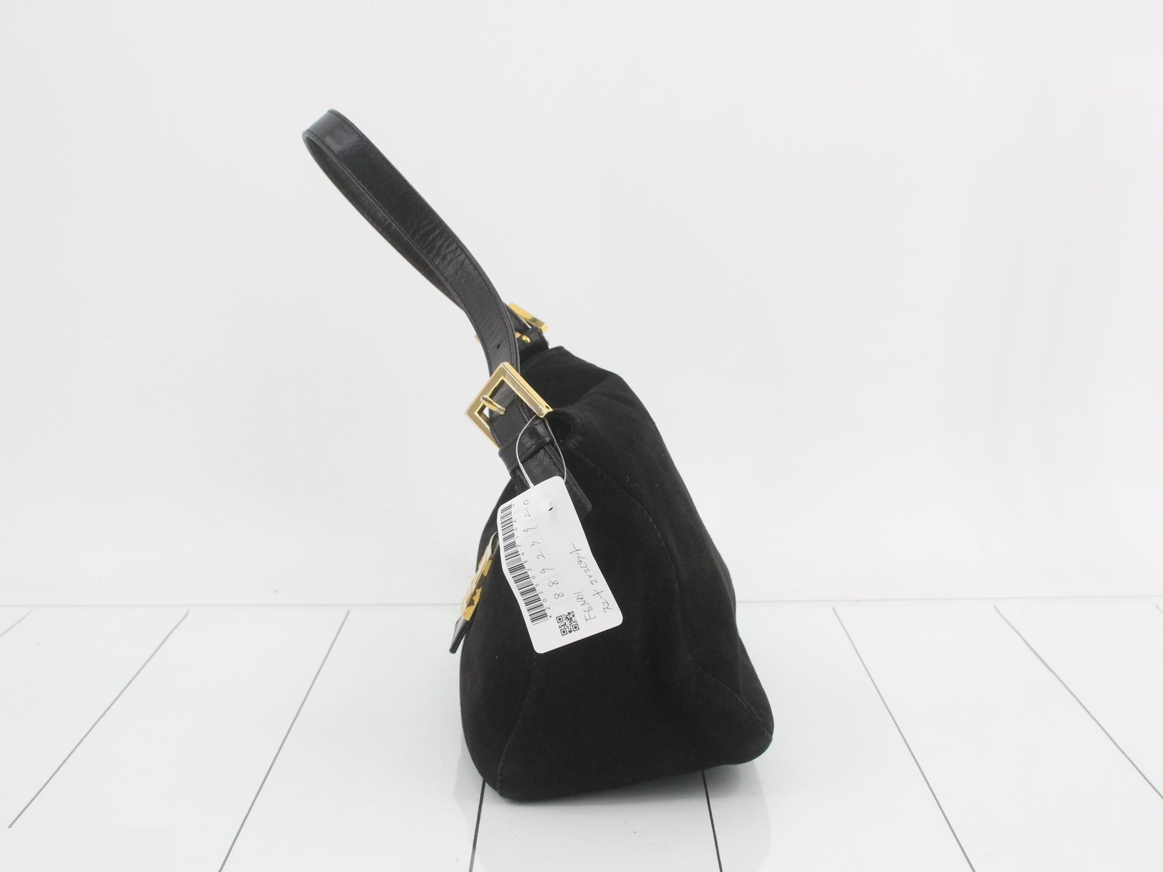 Suede Mamma Bucket Shoulder Bag — view 3