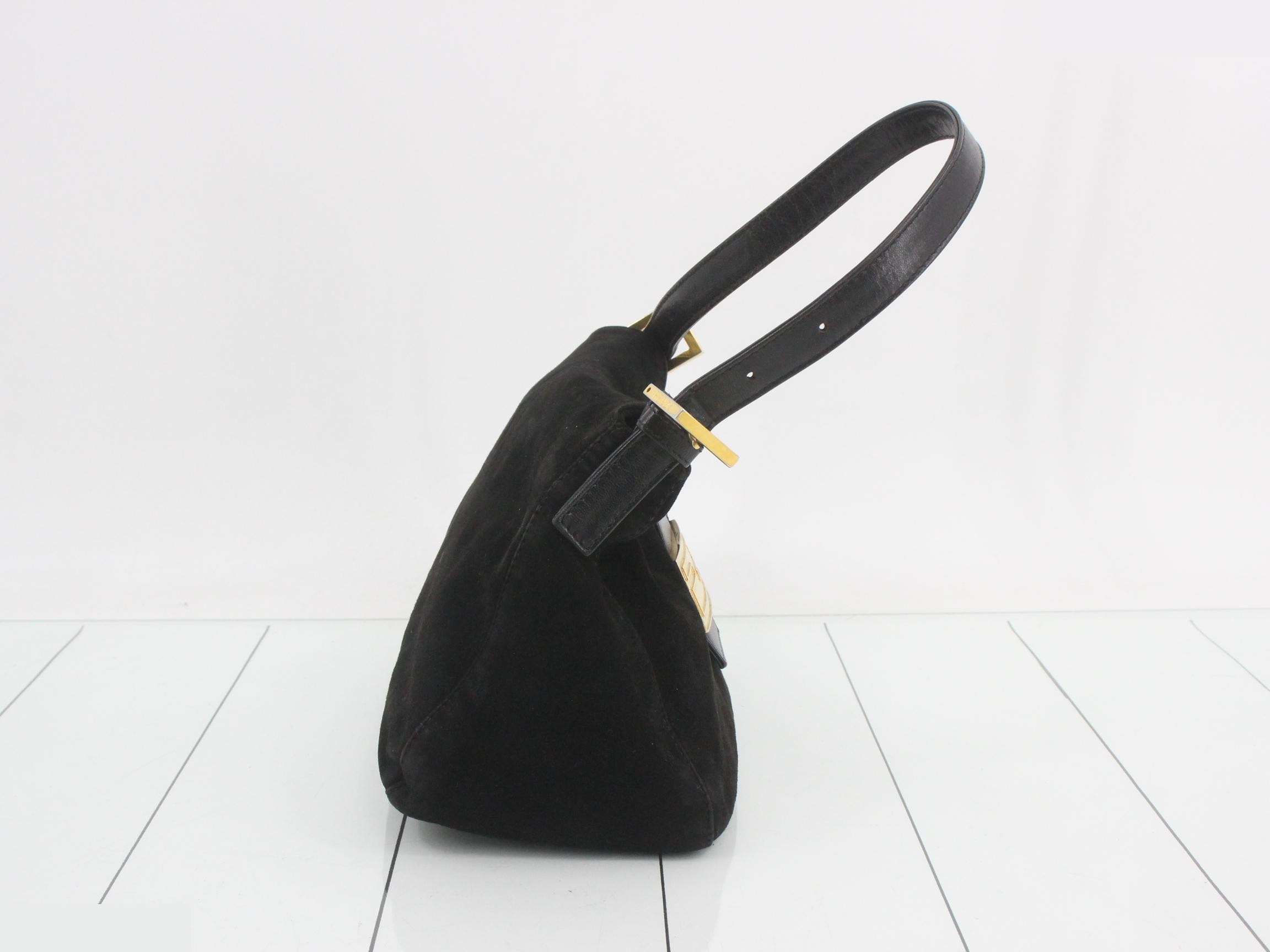 Suede Mamma Bucket Shoulder Bag — view 4