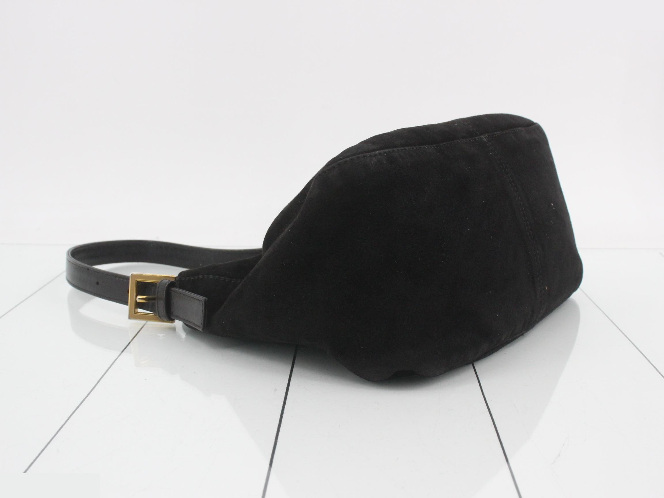 Suede Mamma Bucket Shoulder Bag — view 5