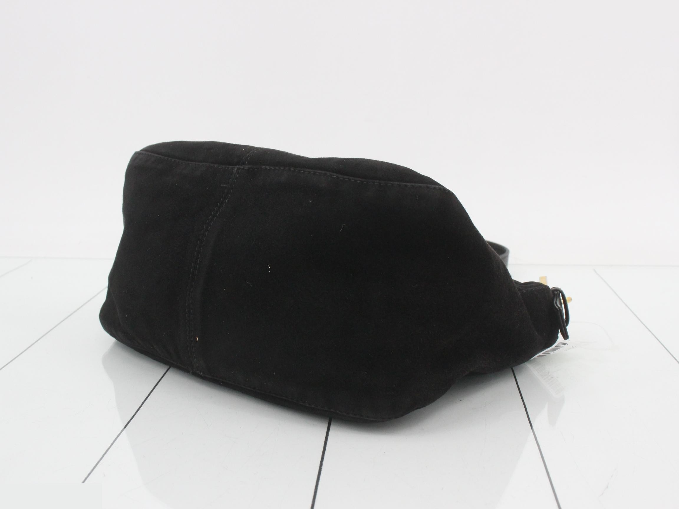 Suede Mamma Bucket Shoulder Bag — view 6