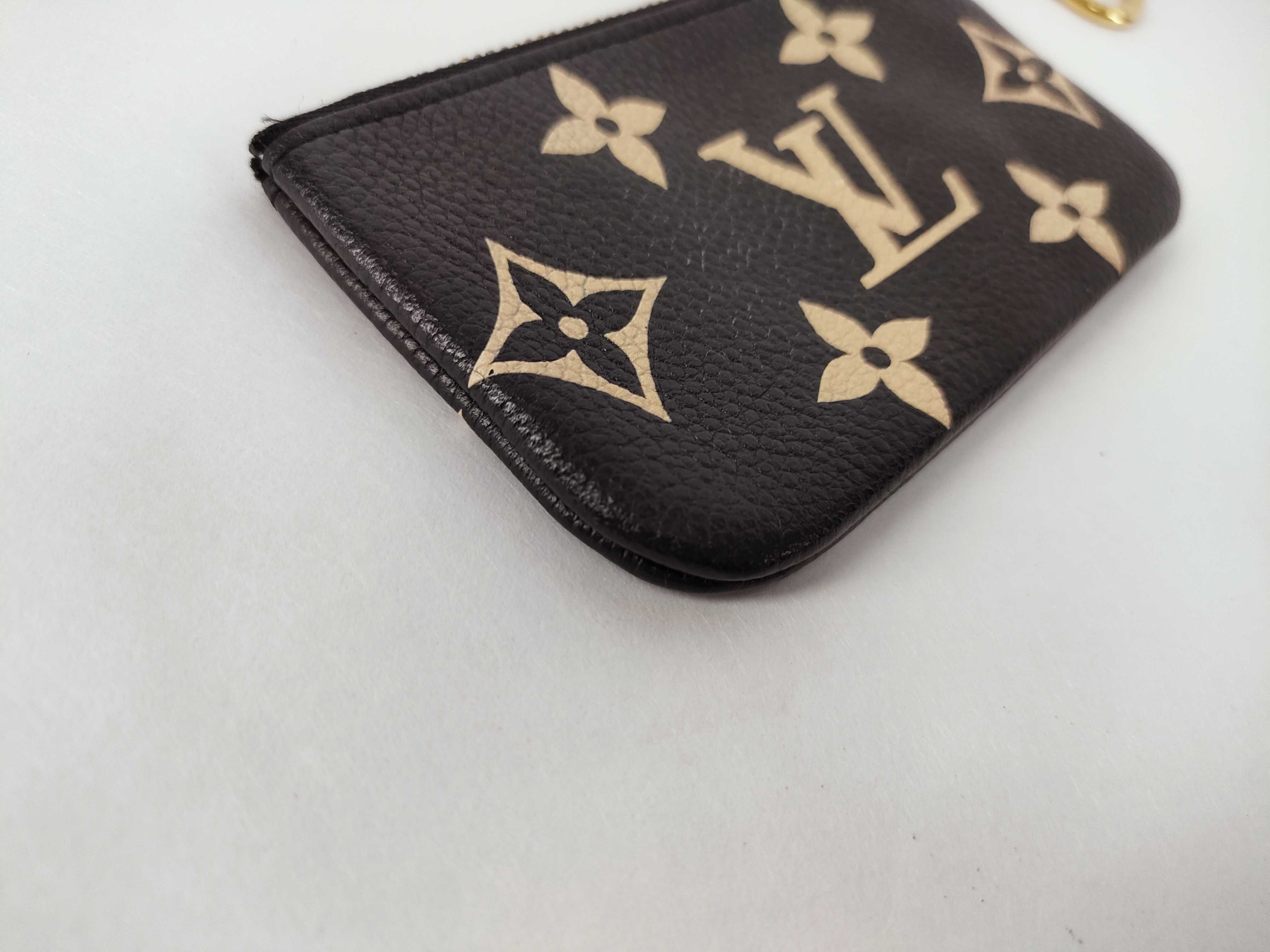 Monogram Empreinte Louis Vuitton Pochette Clé Bicolor Empreinte CT5203 Coin Case — view 3