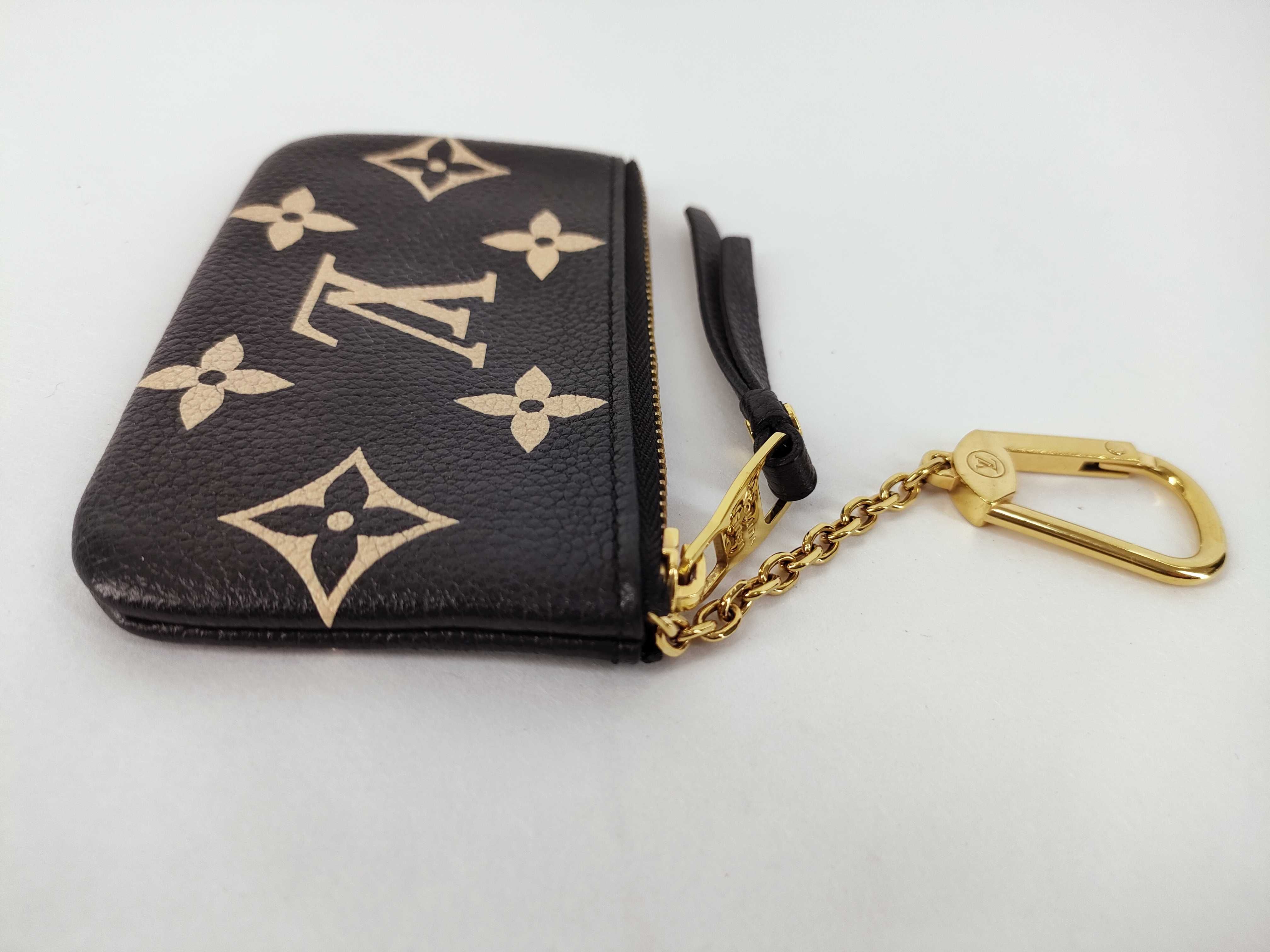 Monogram Empreinte Louis Vuitton Pochette Clé Bicolor Empreinte CT5203 Coin Case — view 6