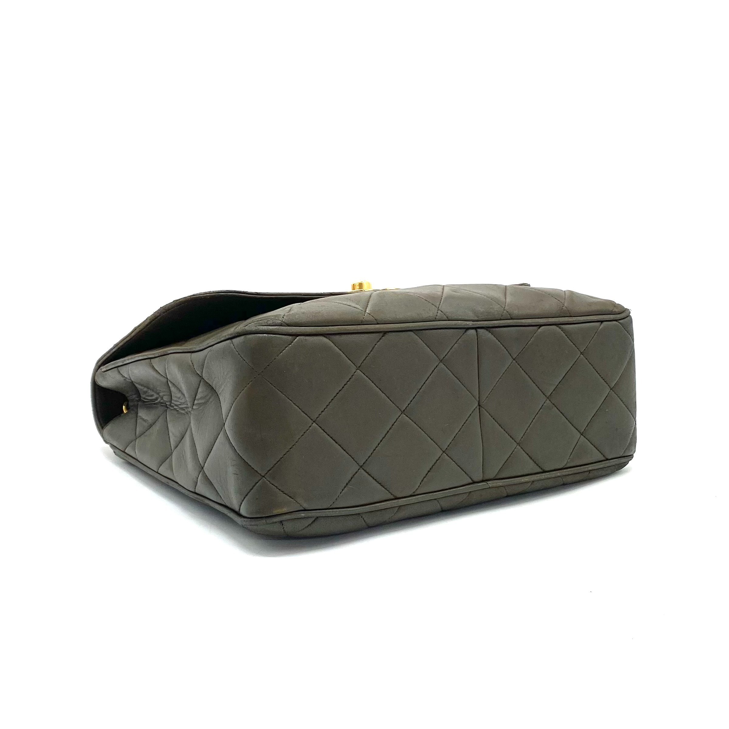 Matelassé Large Coco Mark Lambskin Chain Shoulder Bag — view 4