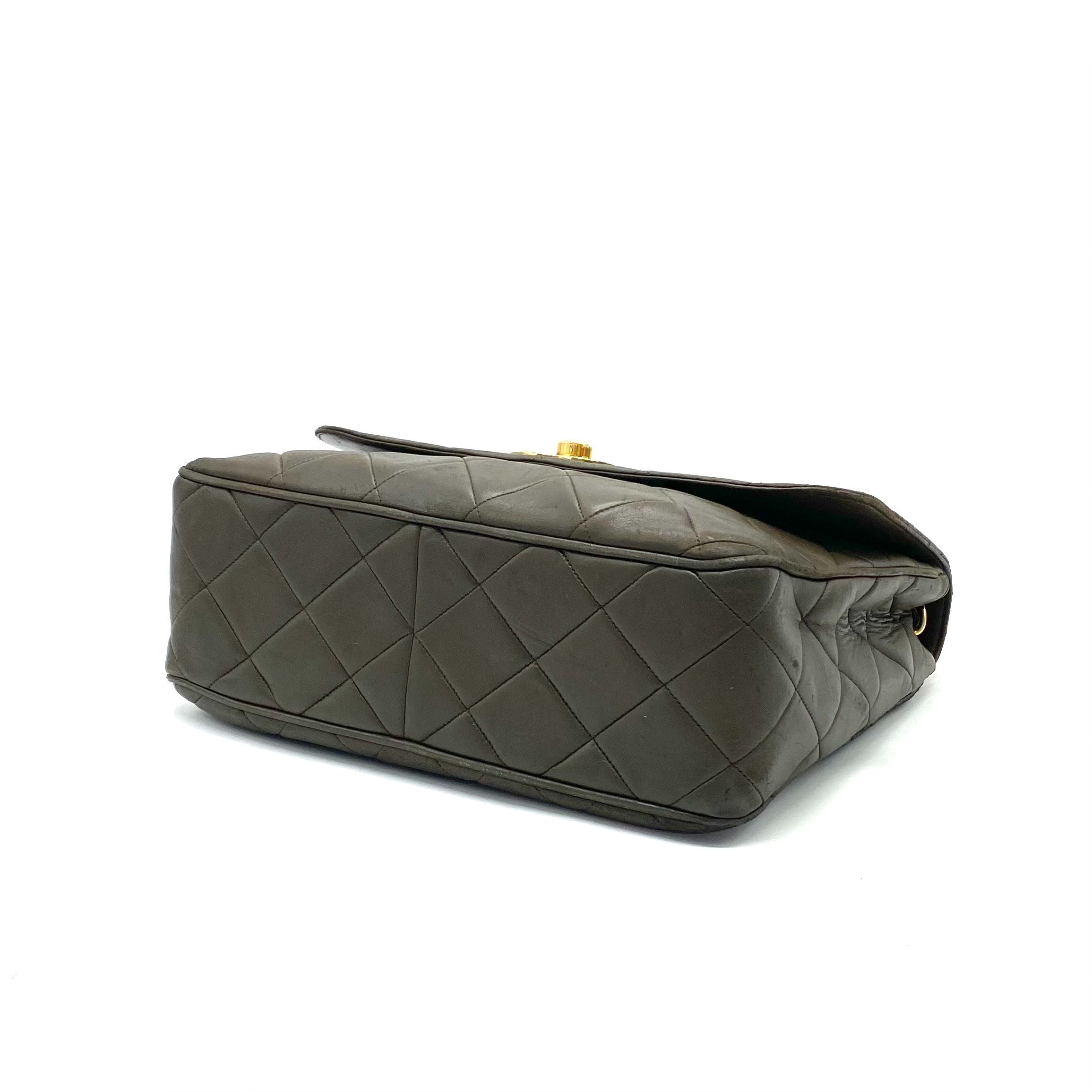 Matelassé Large Coco Mark Lambskin Chain Shoulder Bag — view 5