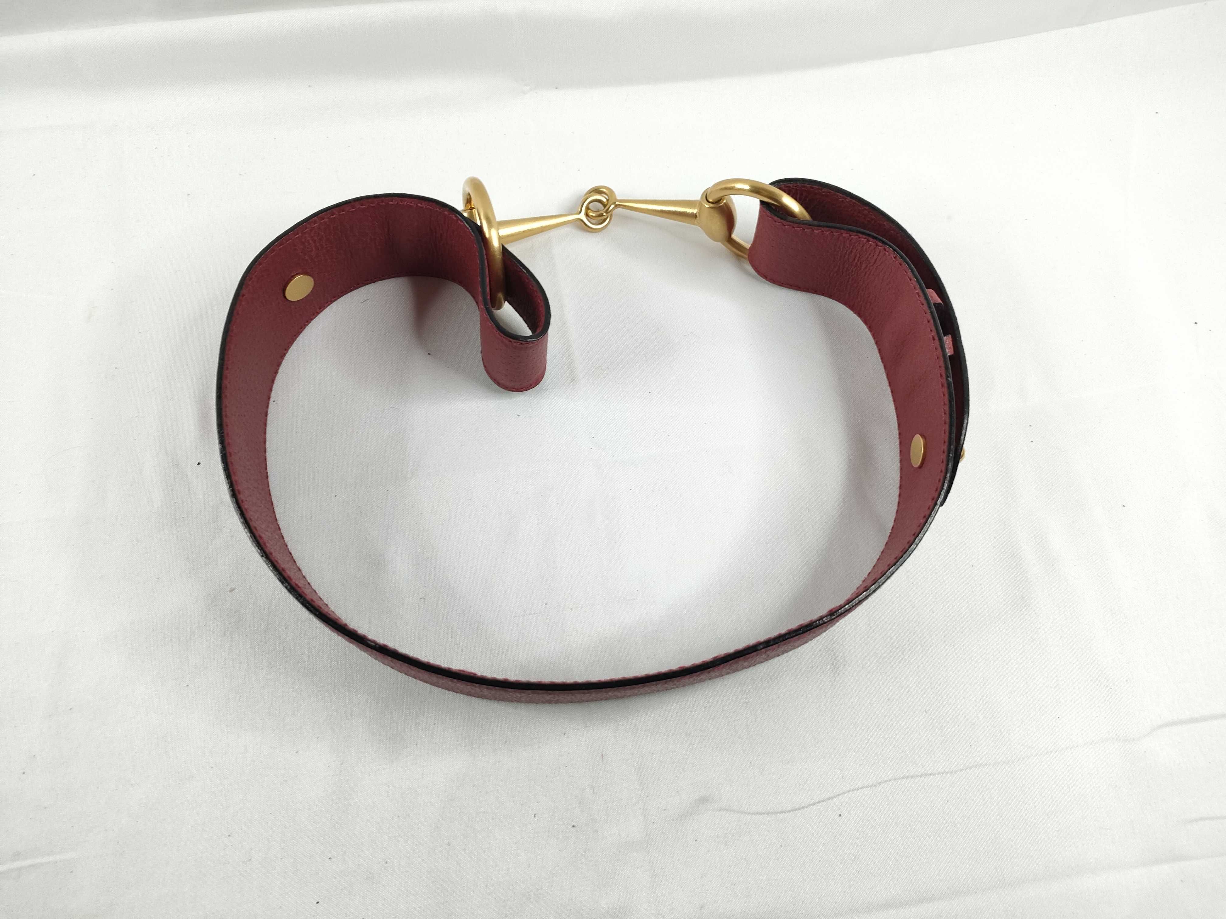 037.194.0813 Gancini 70.28 Leather Red Belt — view 2
