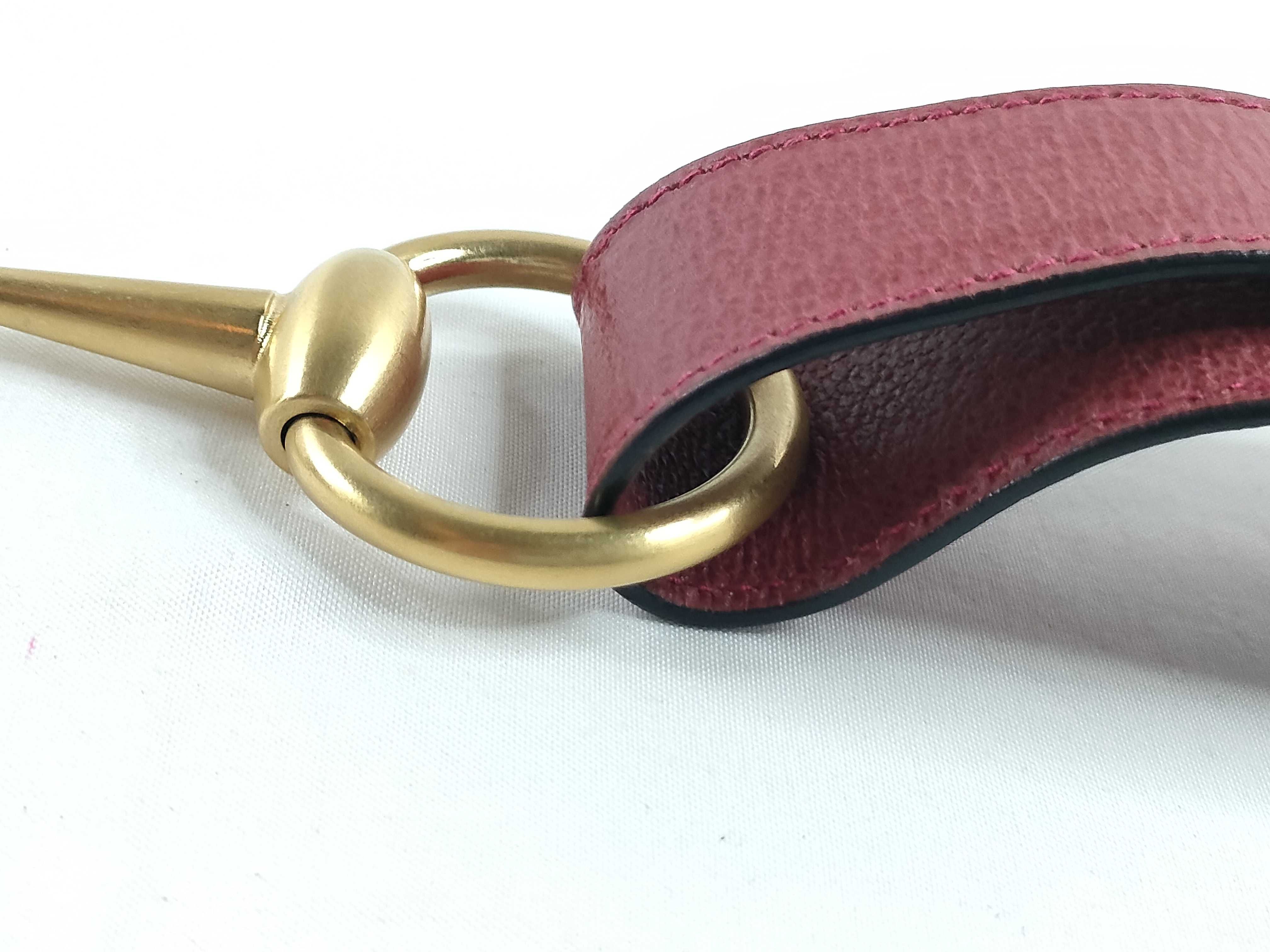 037.194.0813 Gancini 70.28 Leather Red Belt — view 7