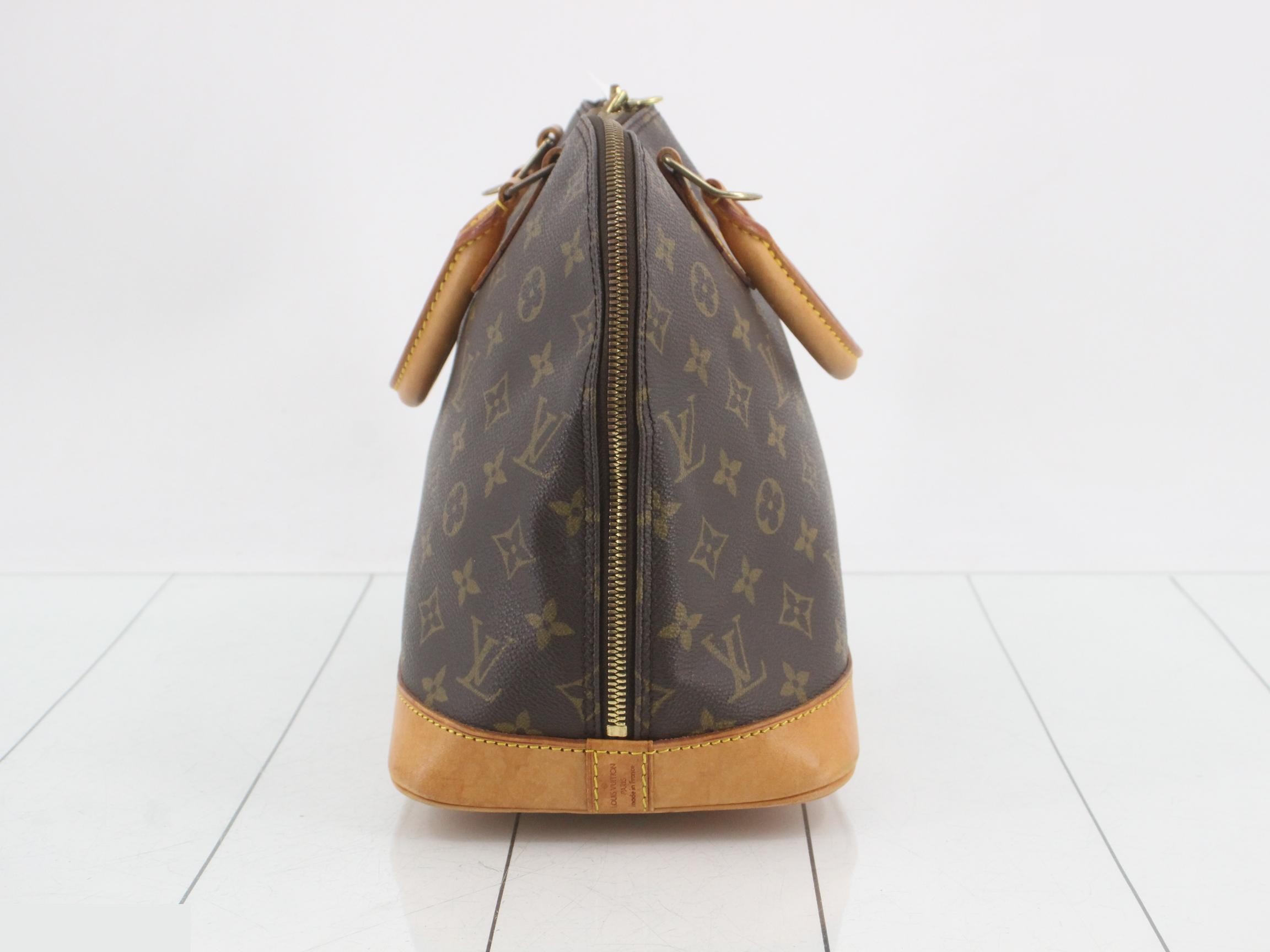 Alma PM Monogram Brown Handbag — view 3