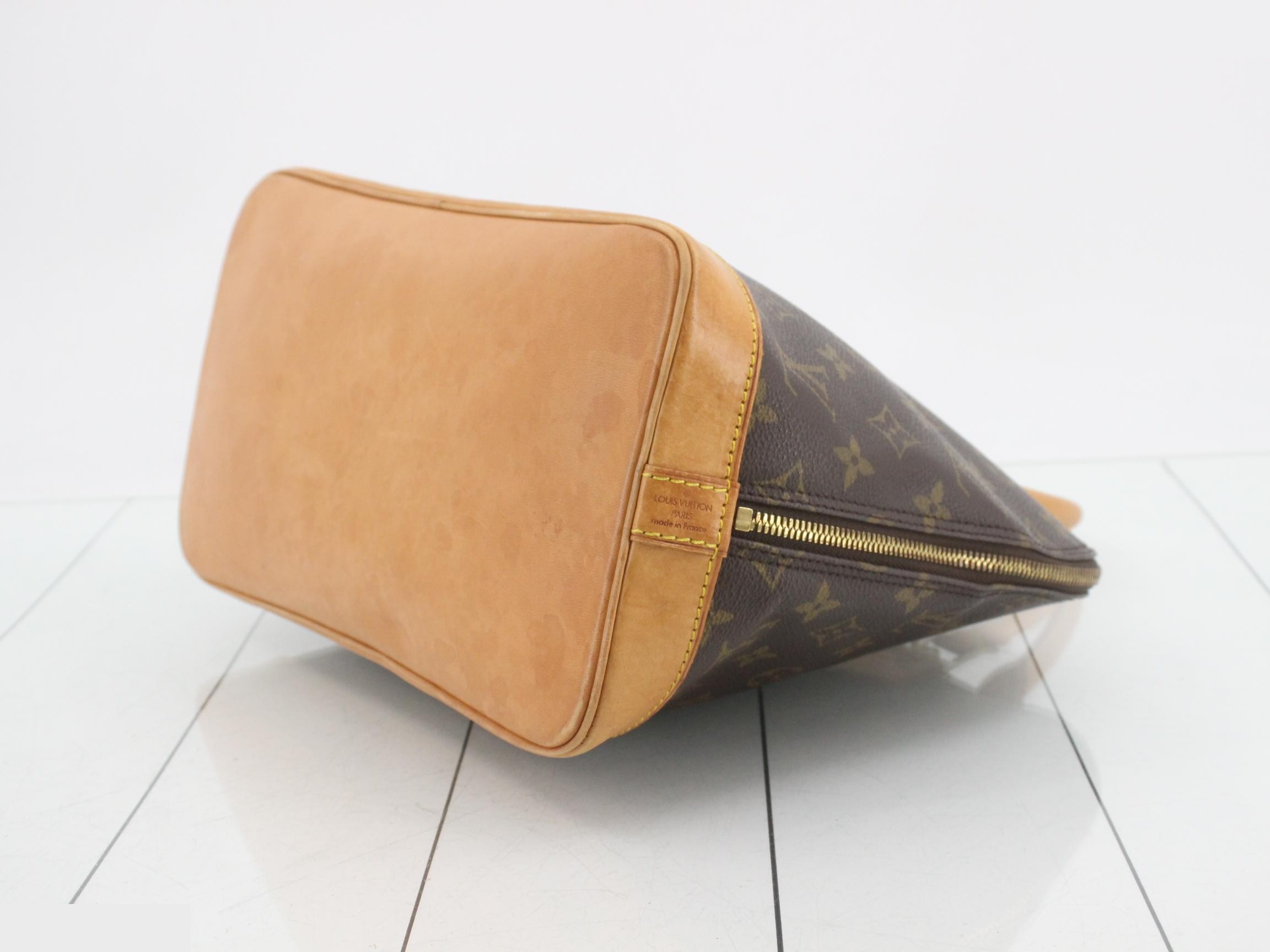 Alma PM Monogram Brown Handbag — view 6