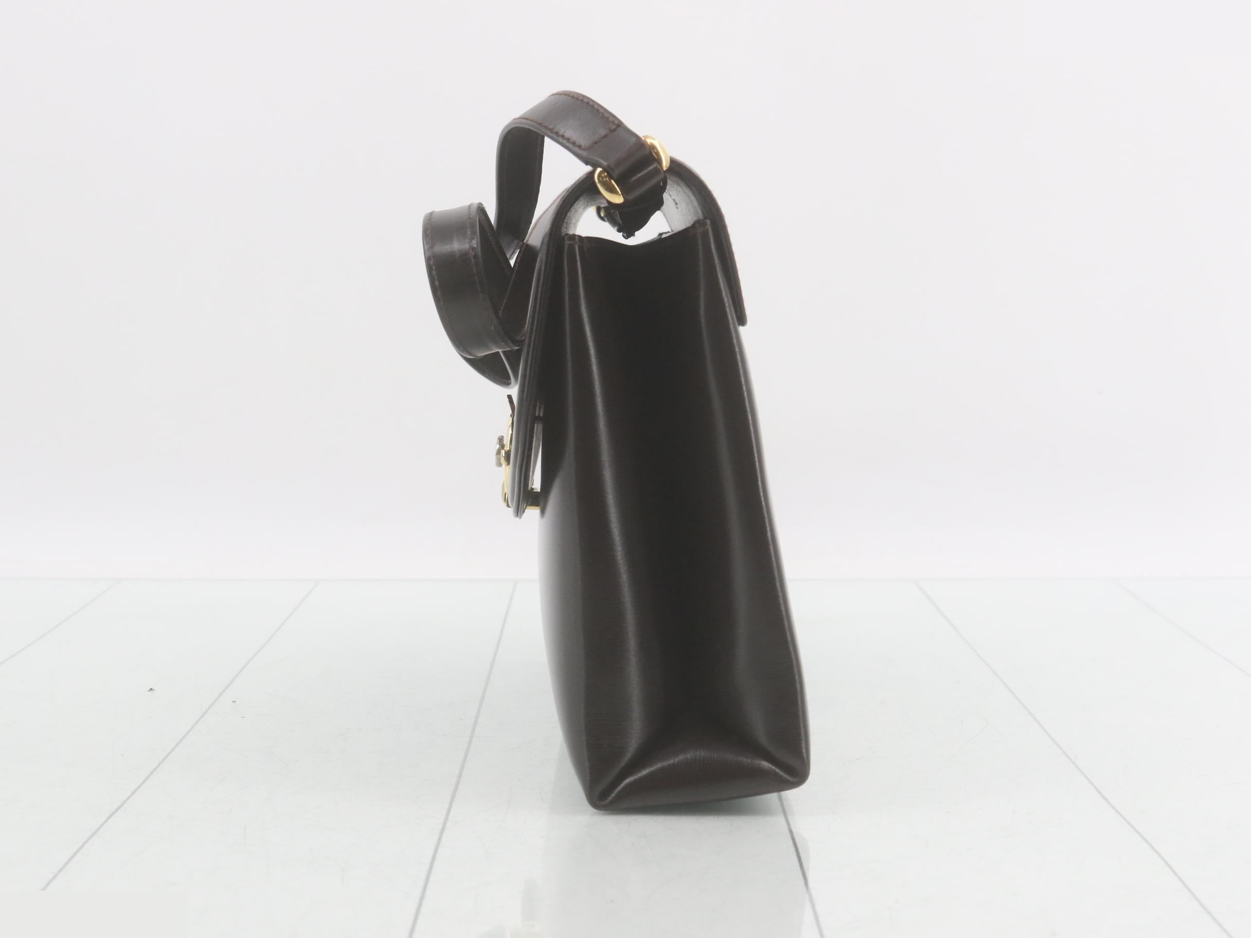 Vintage Gucci leather shoulder bag — view 3