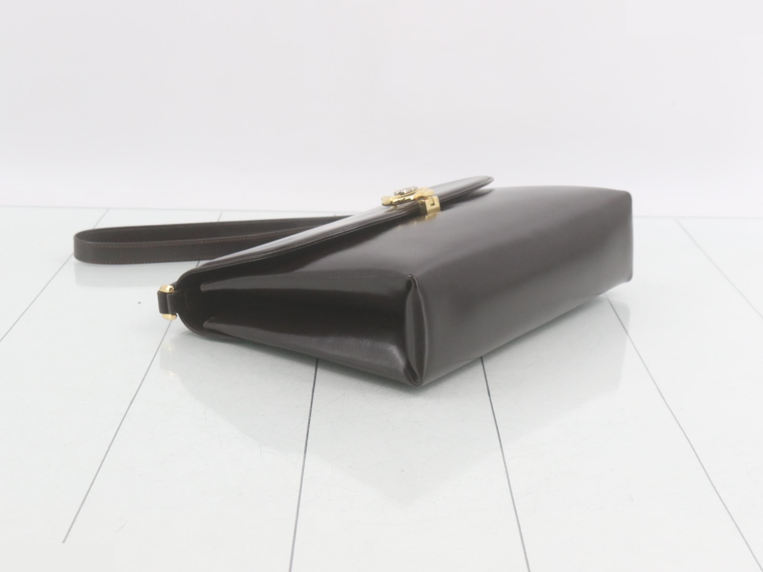 Vintage Gucci leather shoulder bag — view 5
