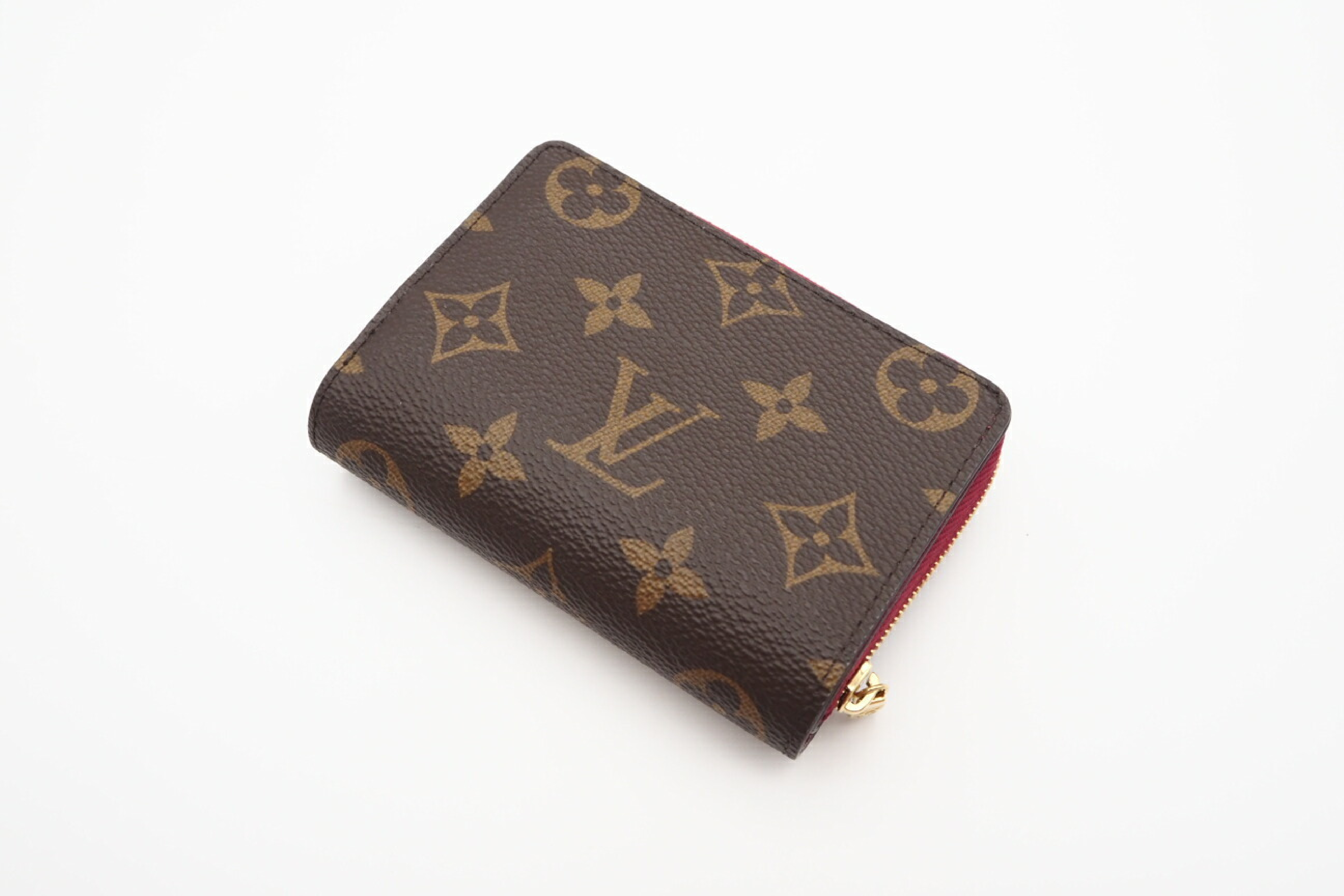 M82377 Monogram Portefeuille Lou Fuchsia Wallet with Box — view 3