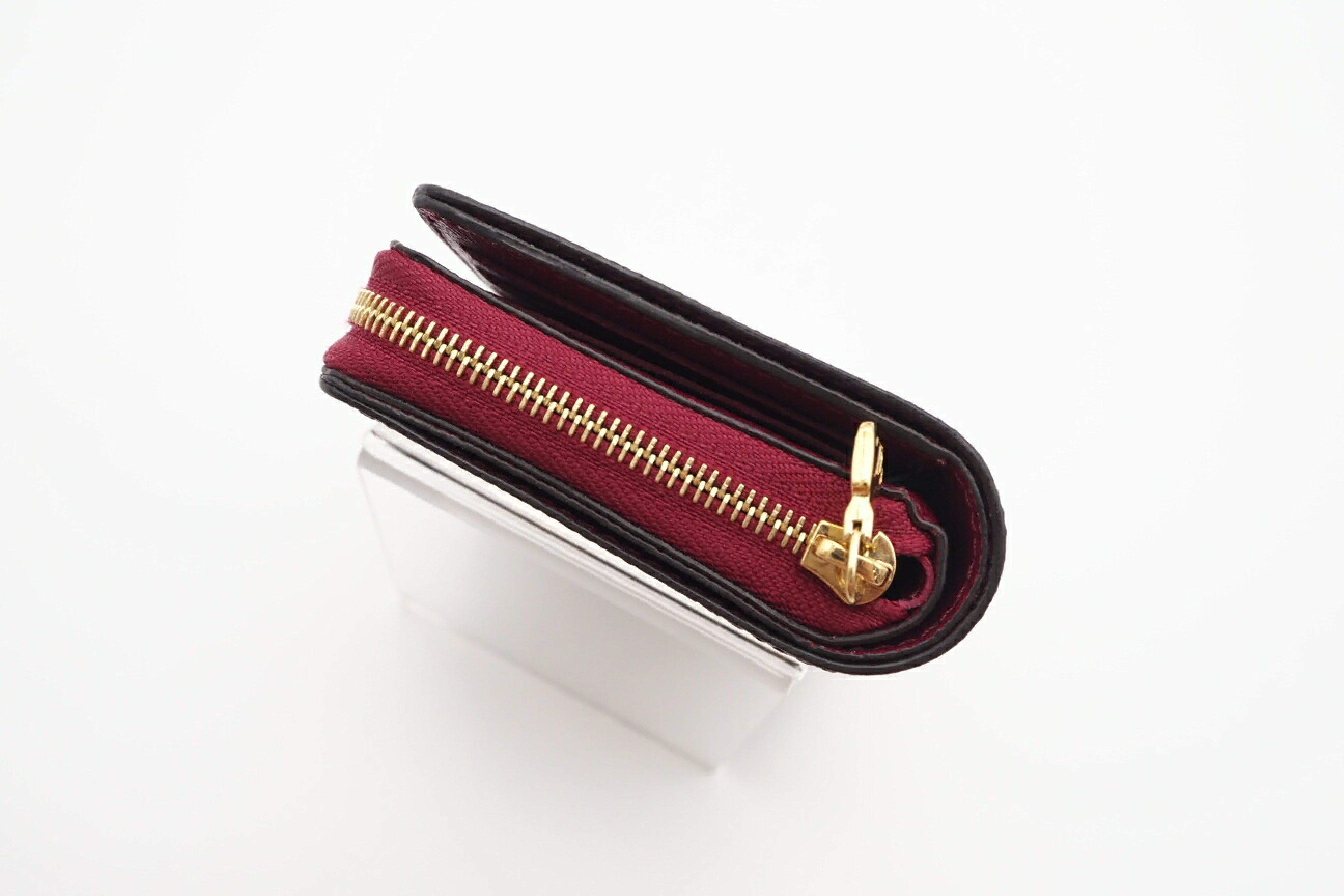 M82377 Monogram Portefeuille Lou Fuchsia Wallet with Box — view 4