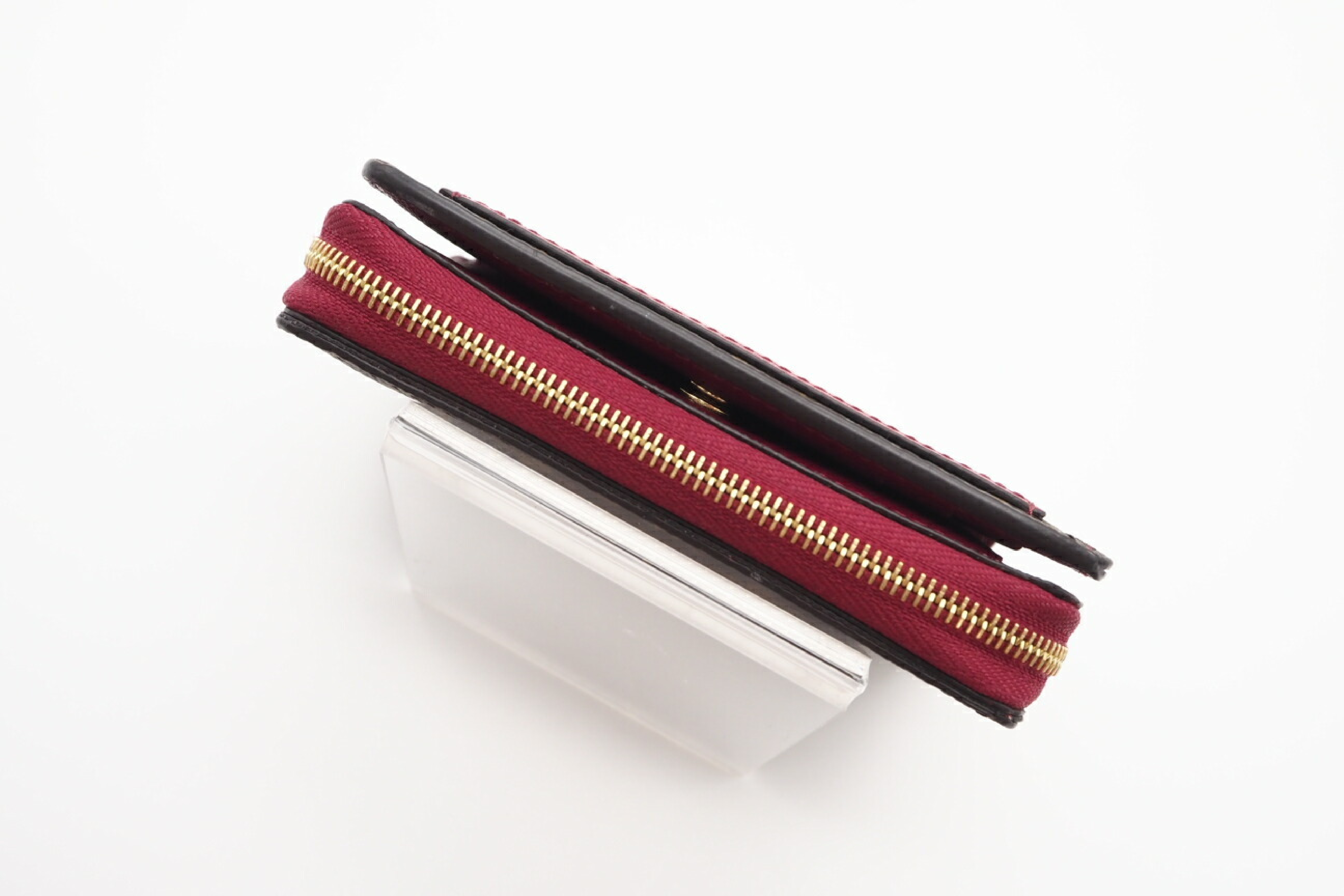M82377 Monogram Portefeuille Lou Fuchsia Wallet with Box — view 6