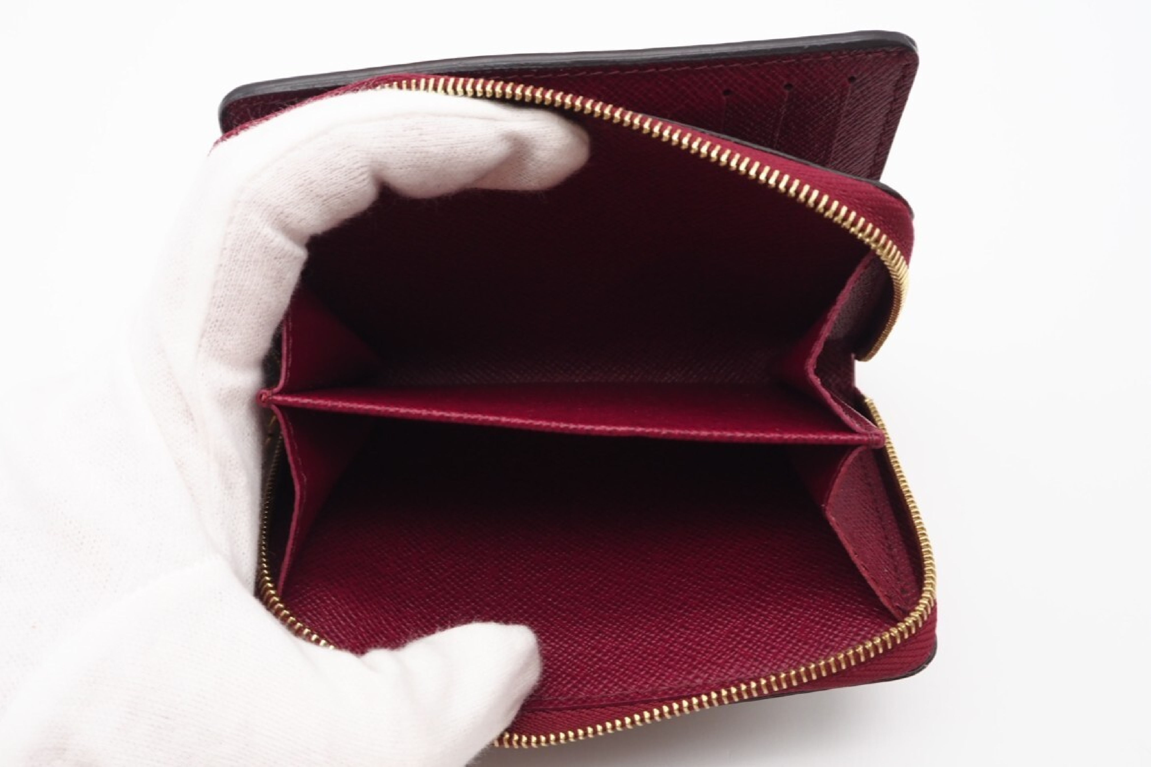 M82377 Monogram Portefeuille Lou Fuchsia Wallet with Box — view 10
