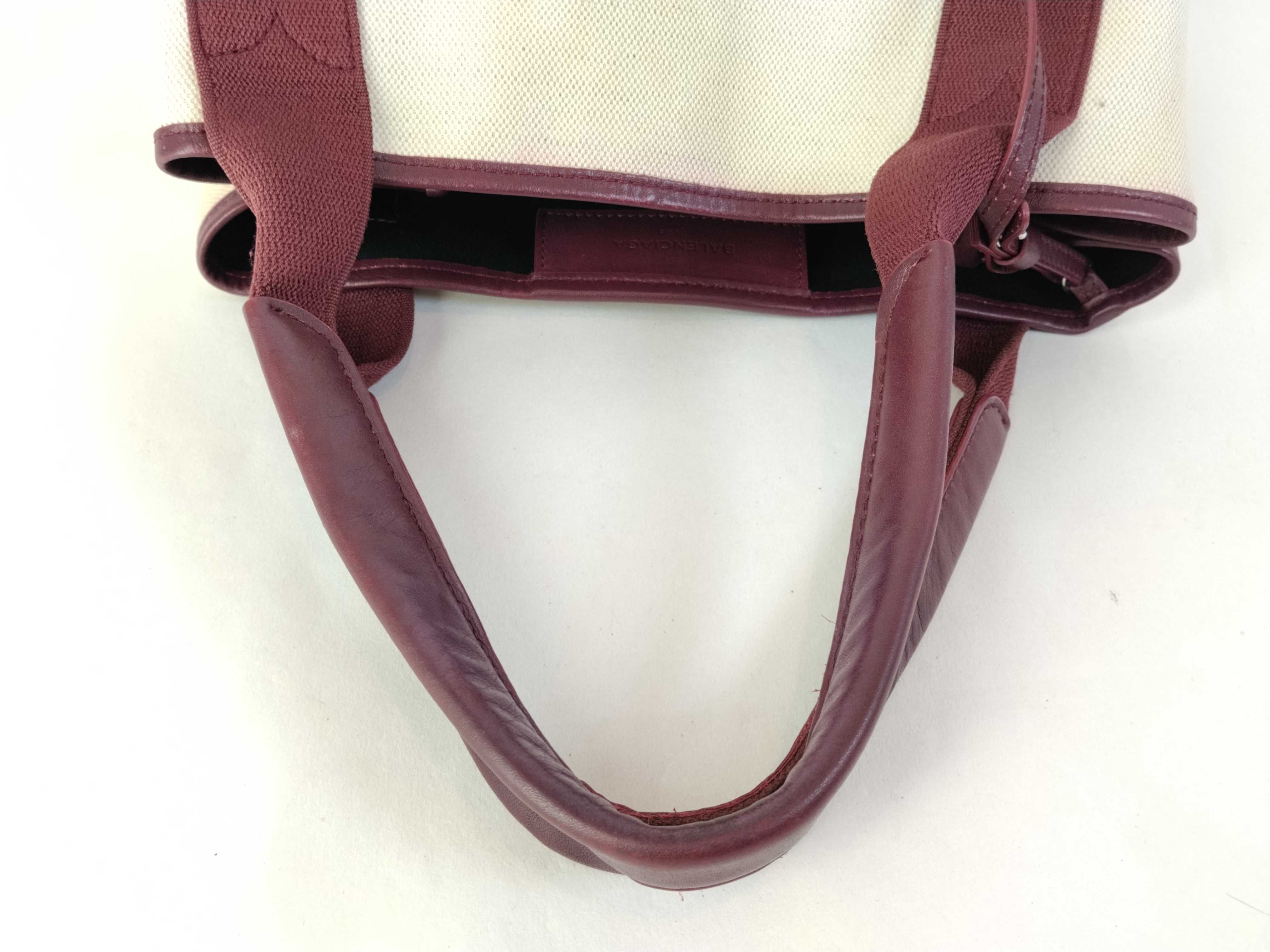 Navy Cabas Shoulder Bag, Canvas, Purple Tote Bag — view 3