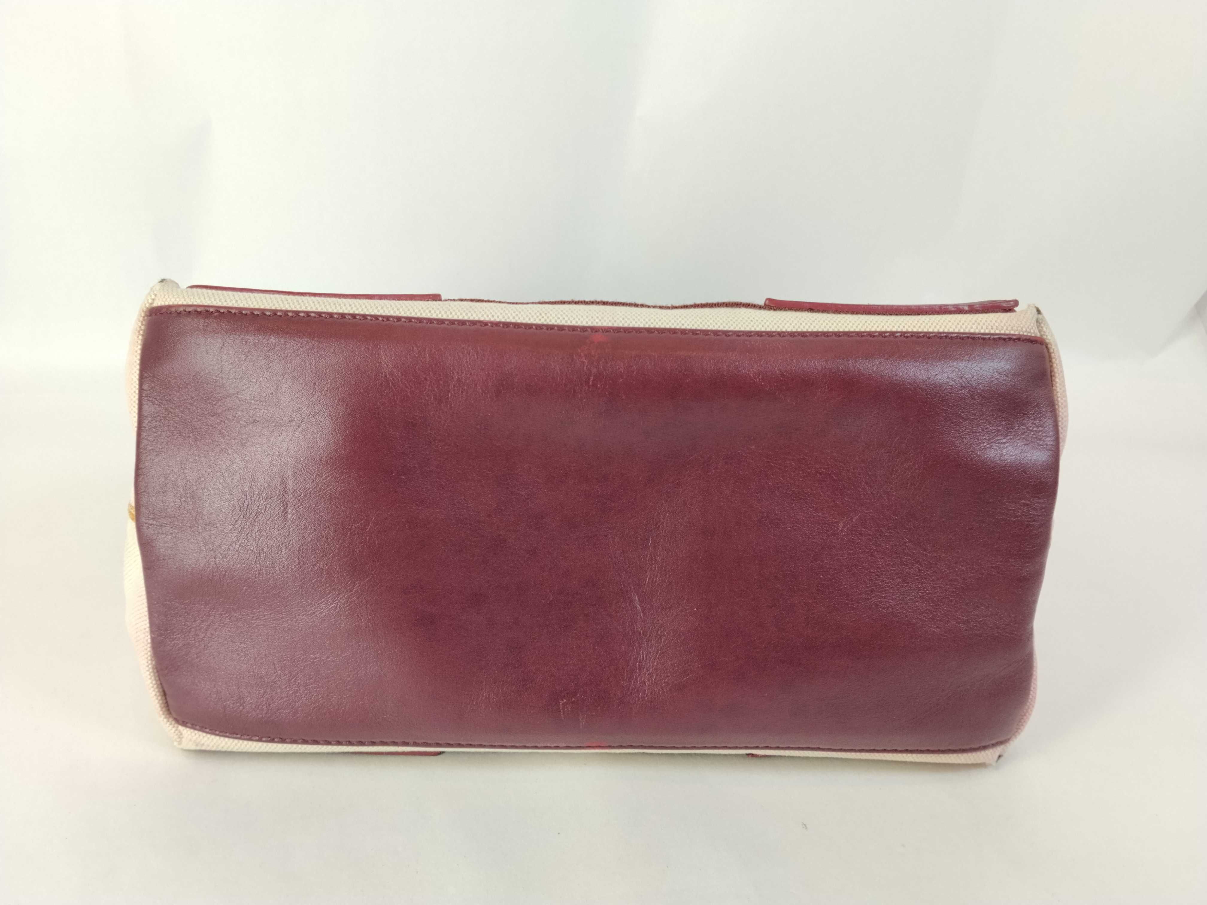 Navy Cabas Shoulder Bag, Canvas, Purple Tote Bag — view 7