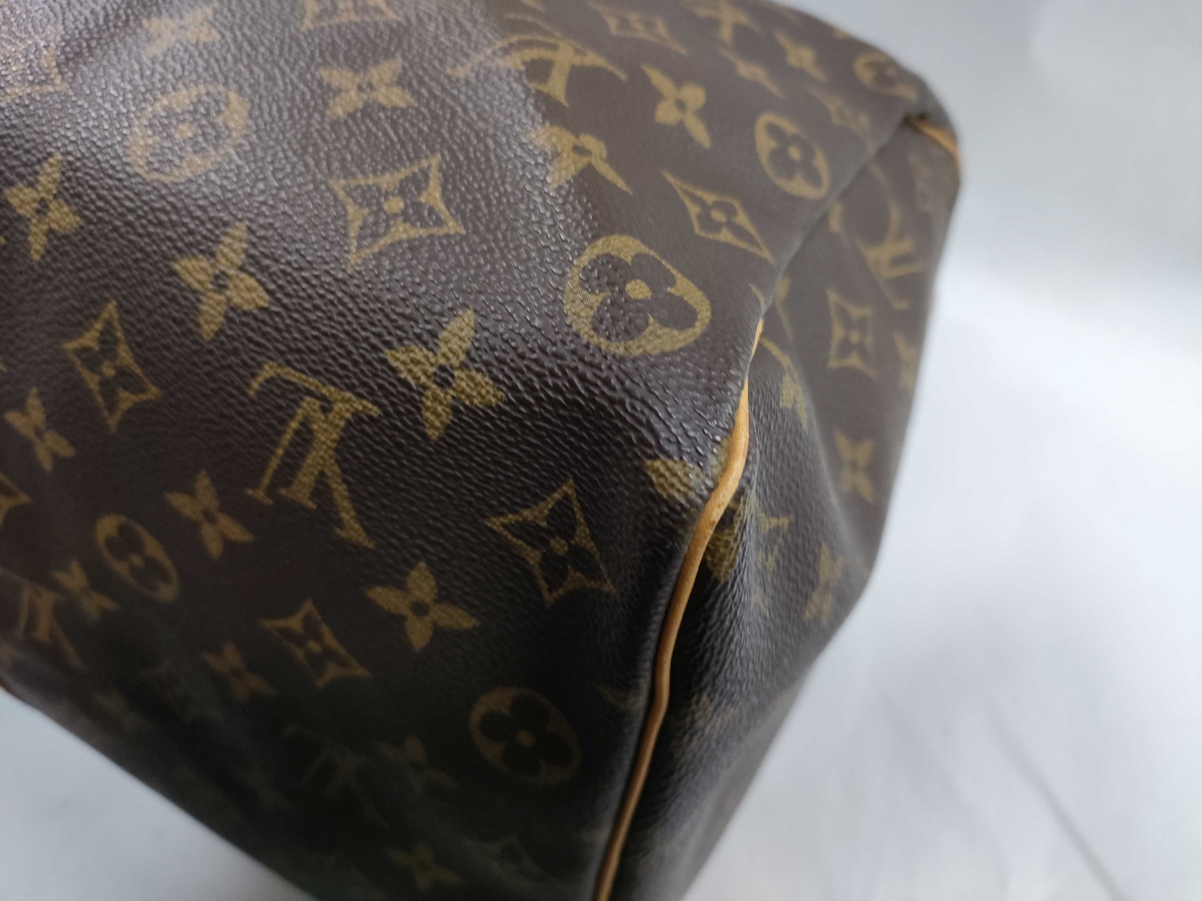 Monogram Keepall 50 Boston Bag with Padlock, Name Tag, and Handle — view 8