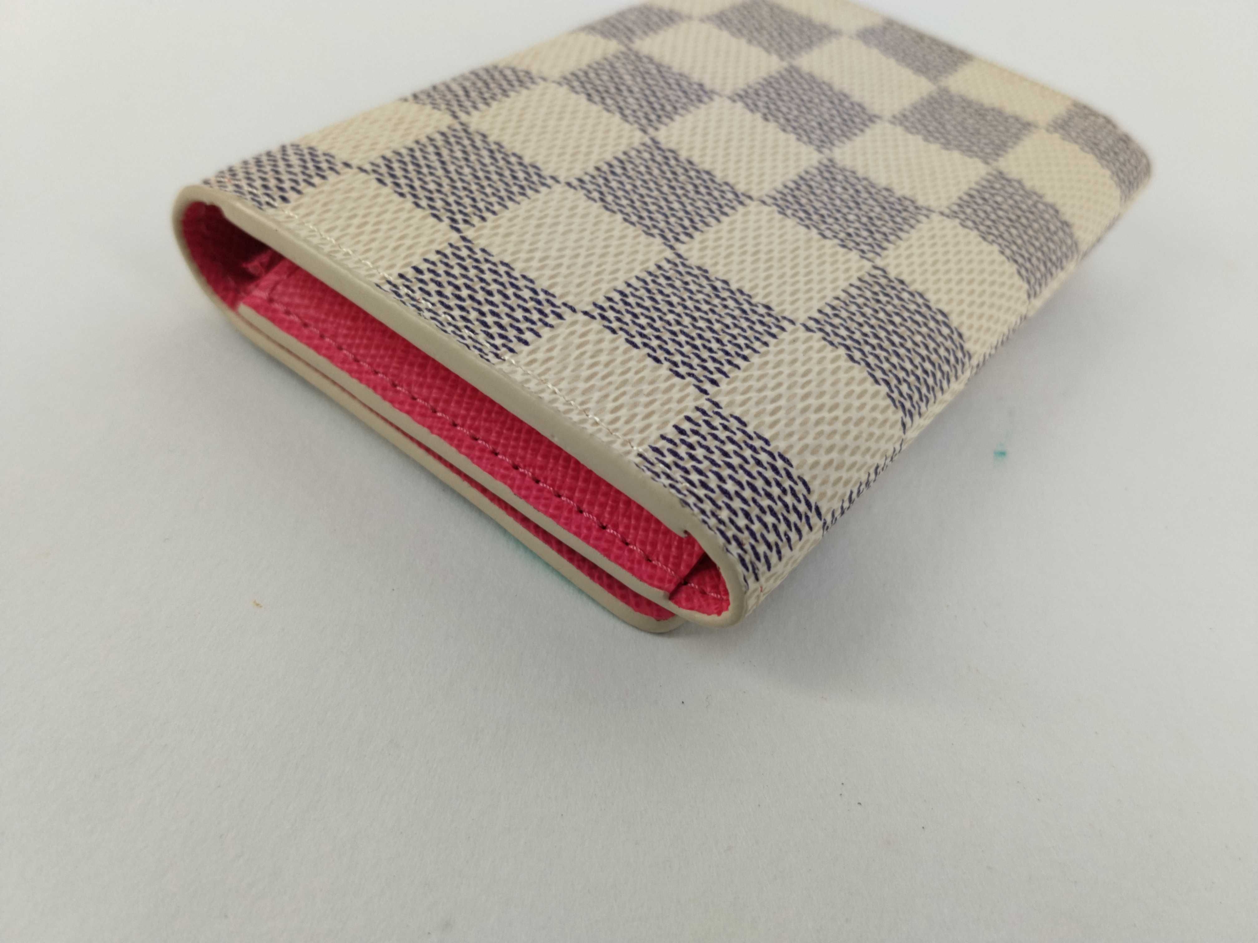 Damier Louis Vuitton Damier Azur Portemonnaie Rosalie Holiday Christmas N40506 RFID Wallet — view 3