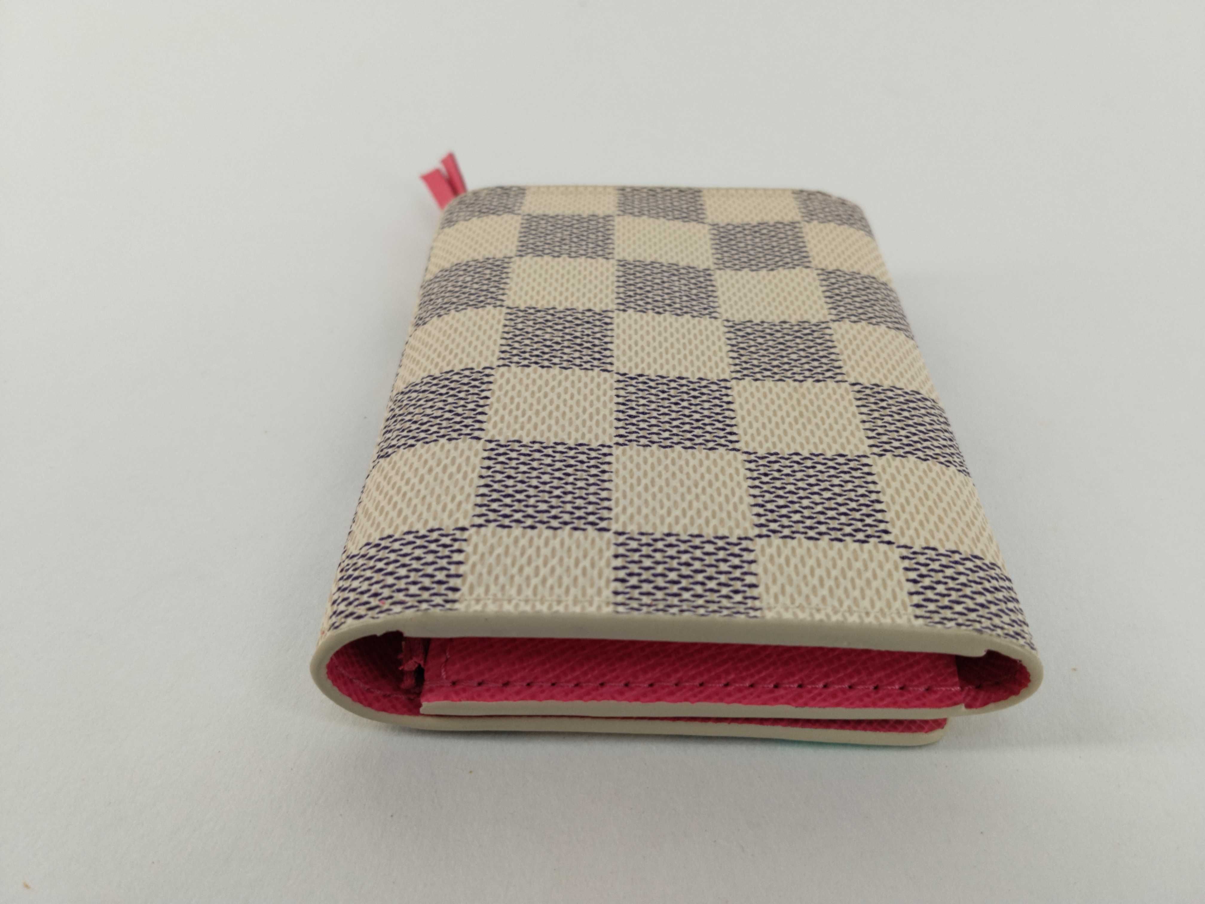 Damier Louis Vuitton Damier Azur Portemonnaie Rosalie Holiday Christmas N40506 RFID Wallet — view 4