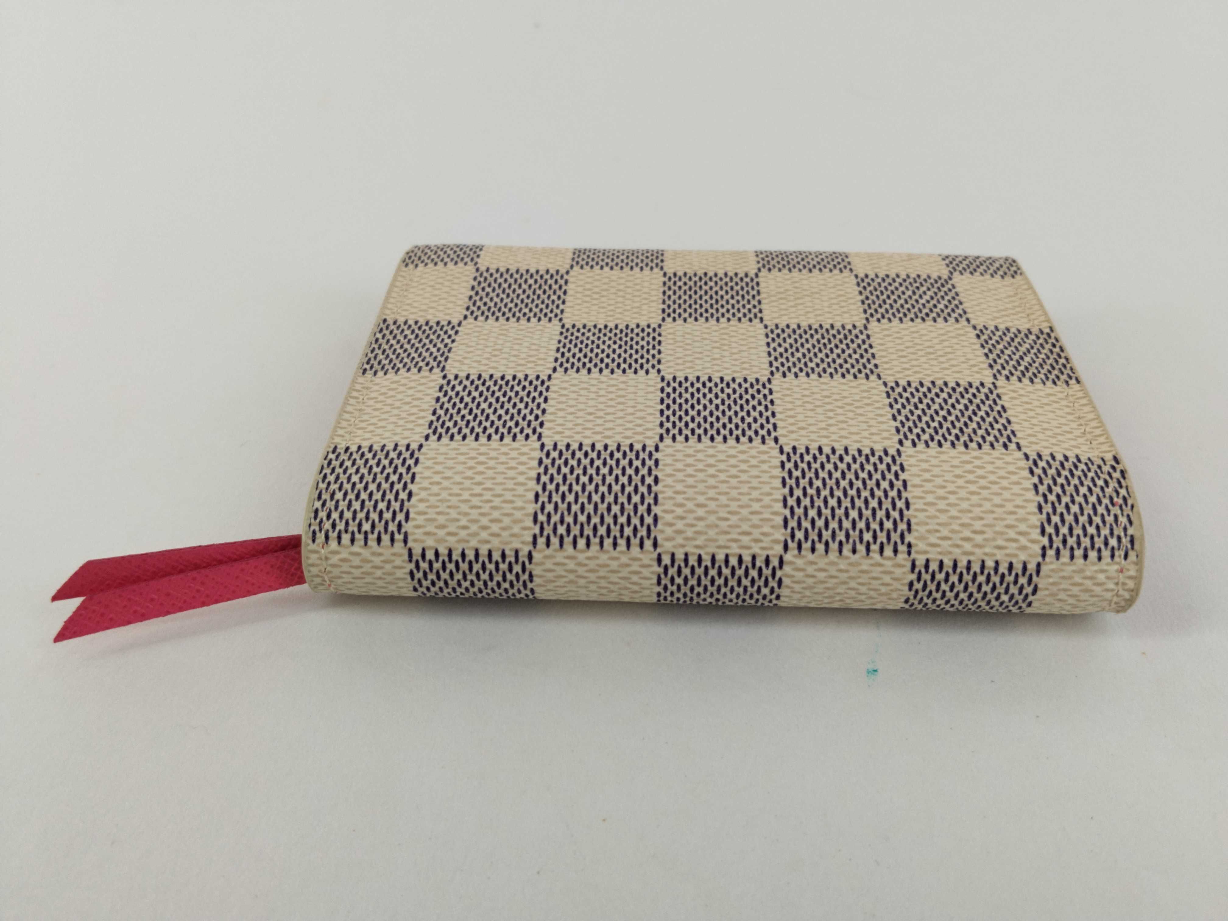 Damier Louis Vuitton Damier Azur Portemonnaie Rosalie Holiday Christmas N40506 RFID Wallet — view 5