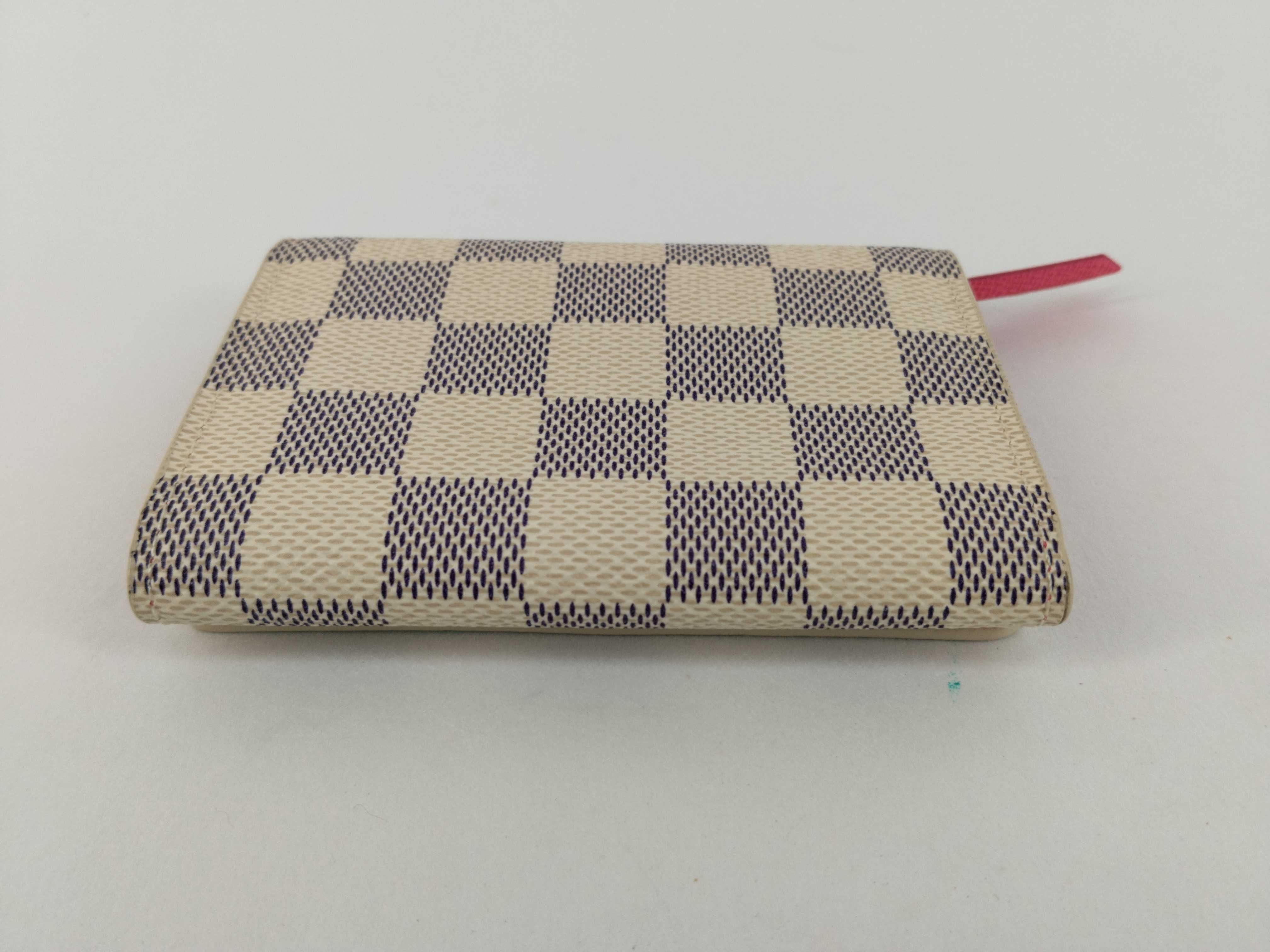 Damier Louis Vuitton Damier Azur Portemonnaie Rosalie Holiday Christmas N40506 RFID Wallet — view 7