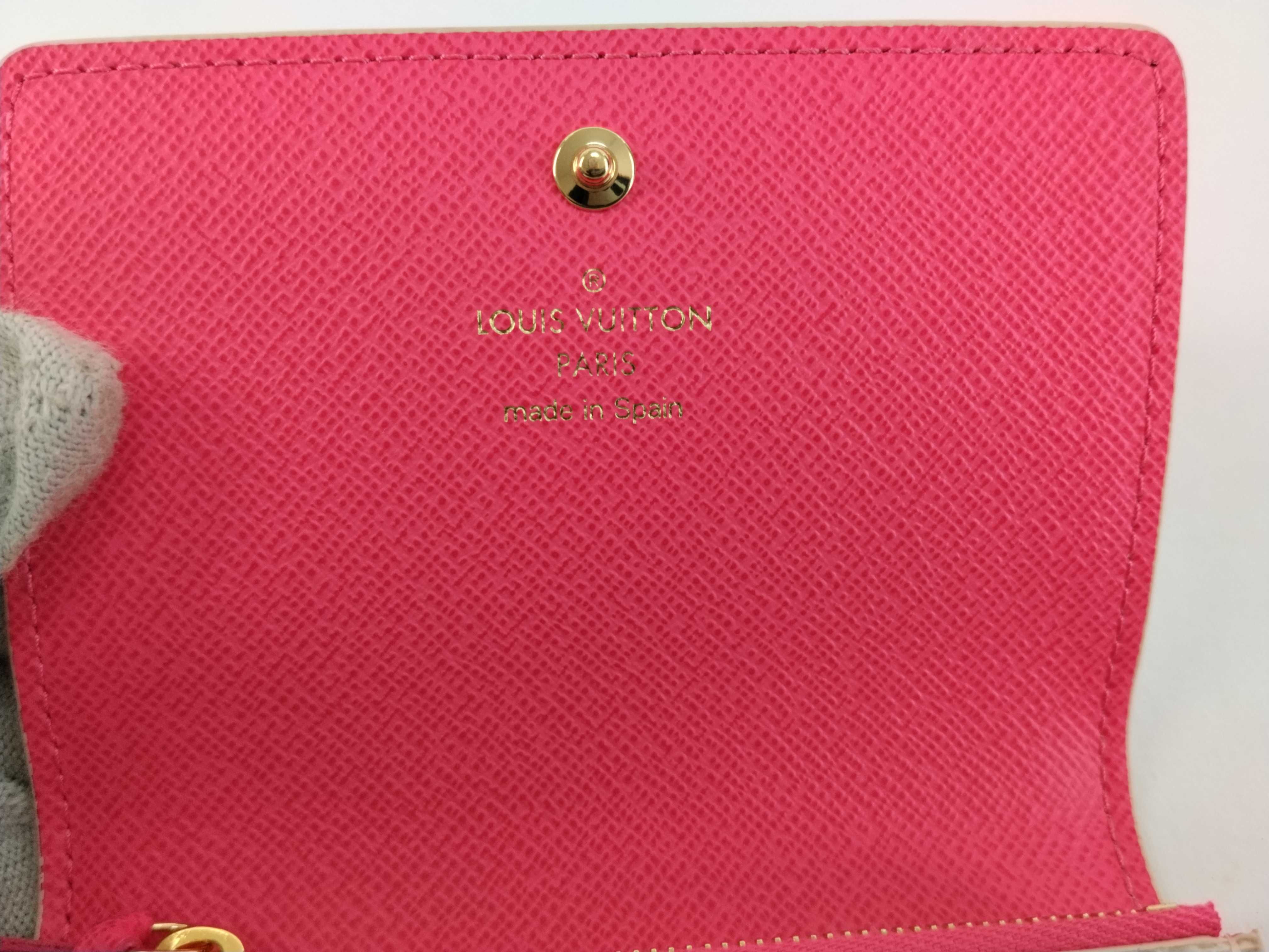 Damier Louis Vuitton Damier Azur Portemonnaie Rosalie Holiday Christmas N40506 RFID Wallet — view 9
